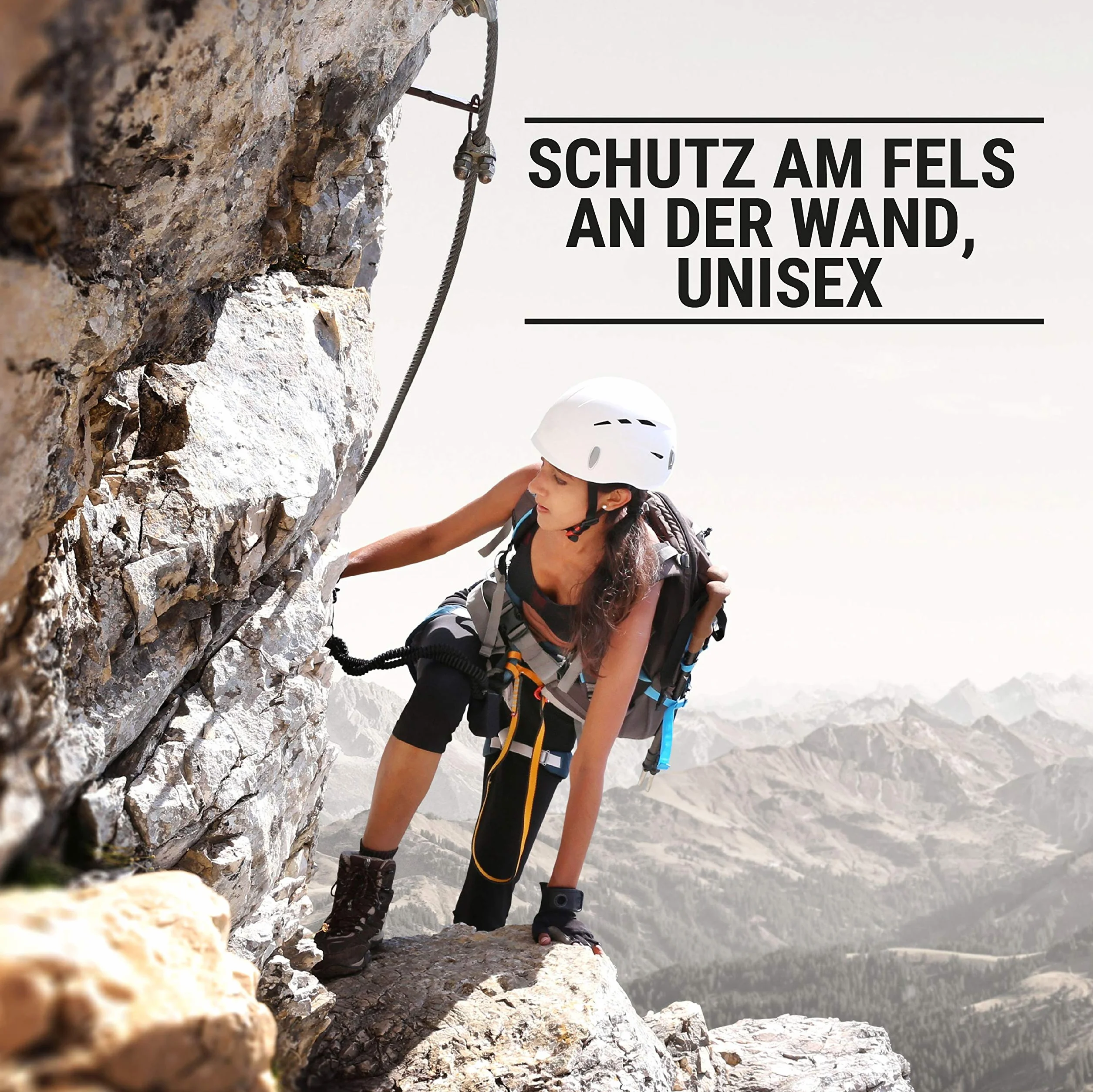 Gants Escalade Via ferrata Haute Adhérence Protection Unisexes