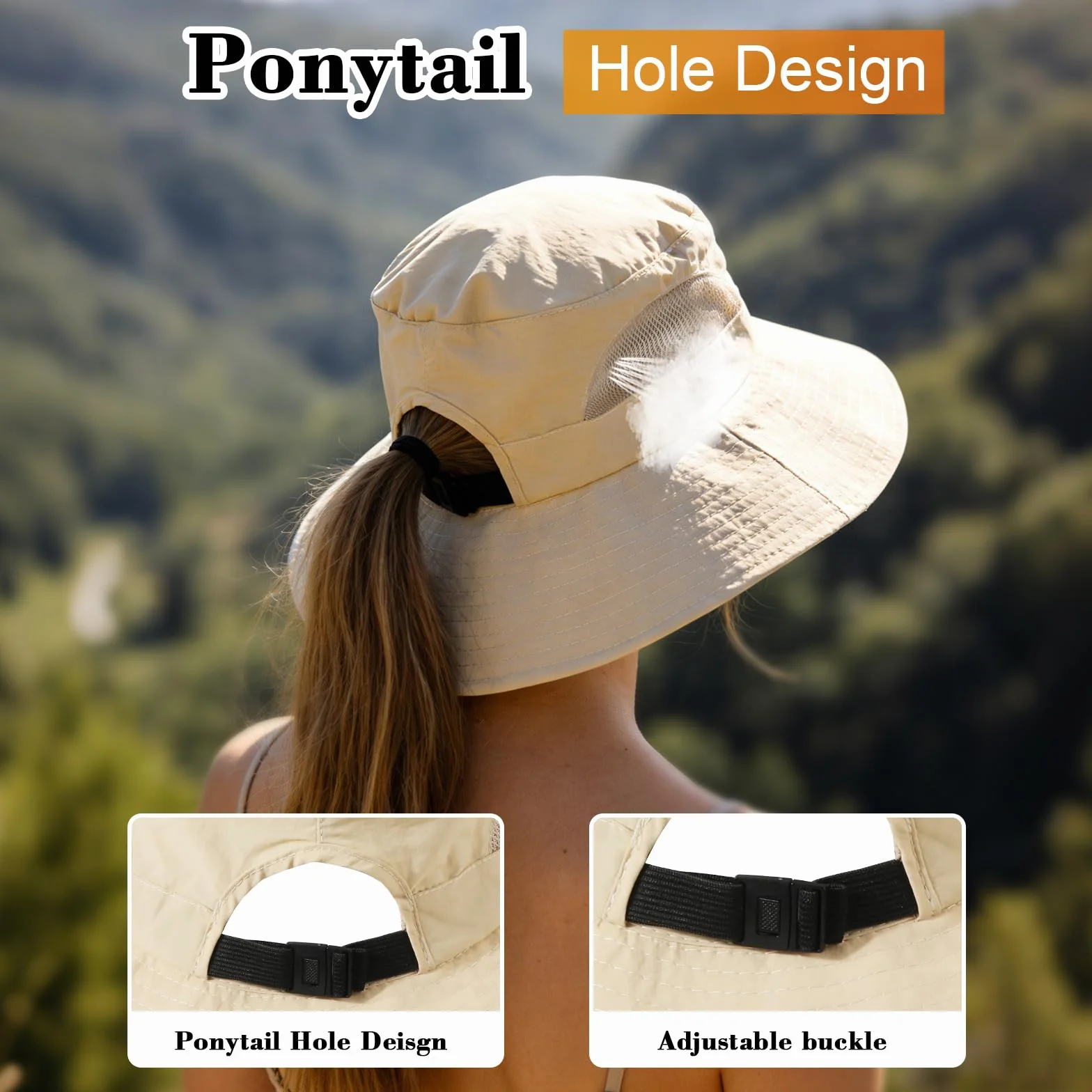 Chapeau Anti UV Femme Homme, Bobs Pliable Respirant Chapeau de Pêche Protection Solaire Séchage Rapide Large Bord Chapeaux Boonie Bucket Hat Été