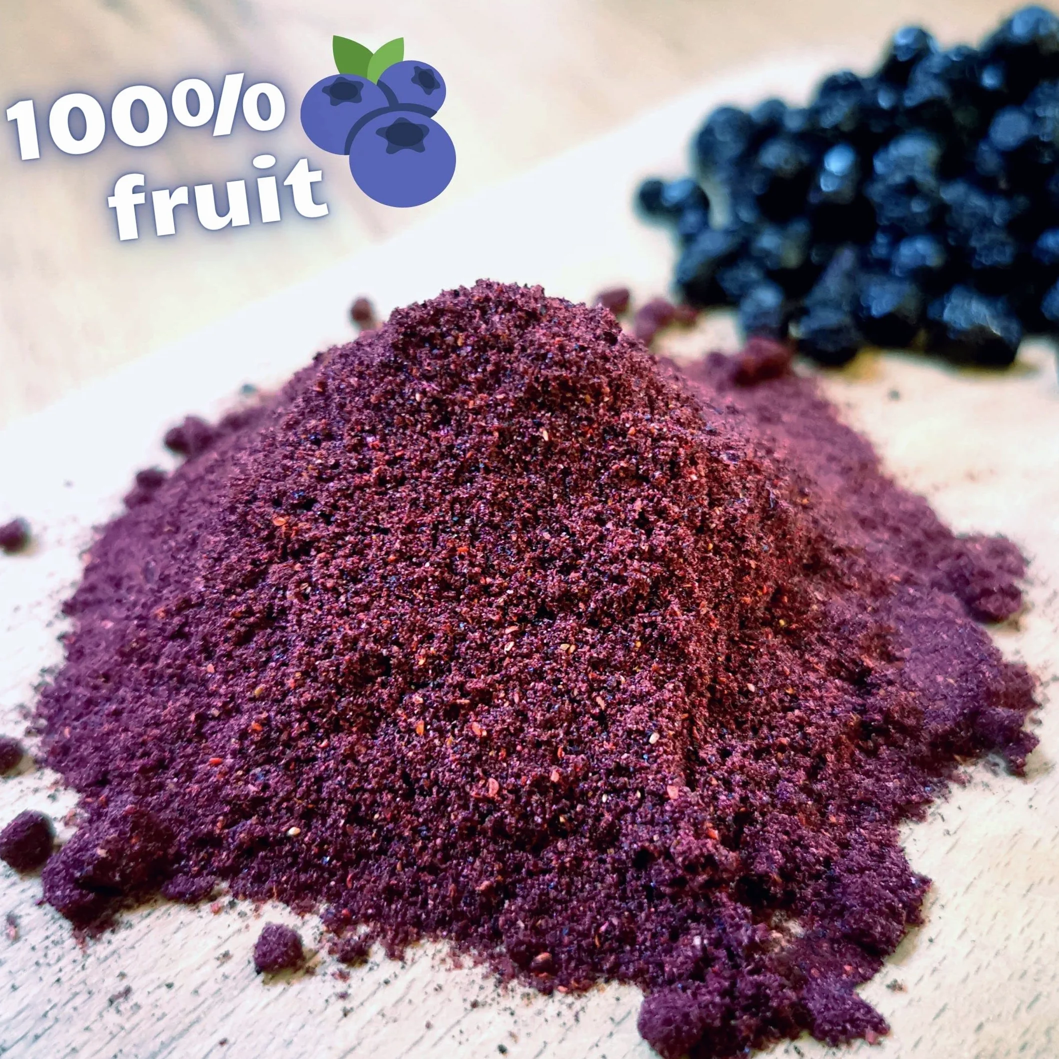 Myrtilles Séchées | Wild Blueberry Powder | Bleuet Sauvage | Myrtilles Poudre Pur et Naturel Blue Berry | Lyophilisée Myrtilles Sechees Freeze Dried Fruit | Purs Vegano Poudre de FruitsSéchées