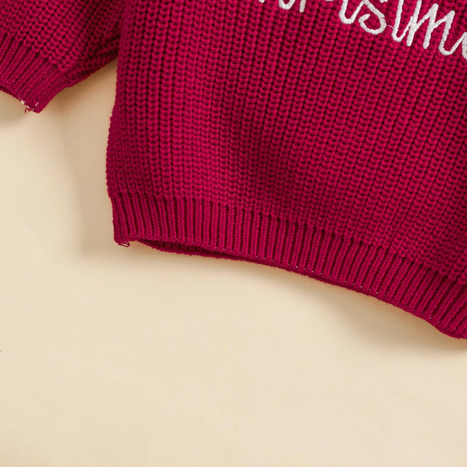 Pull de Noël à manches longues bébé garçon fille – Tricoté nouveau-né – Tenue d'hiver Noël