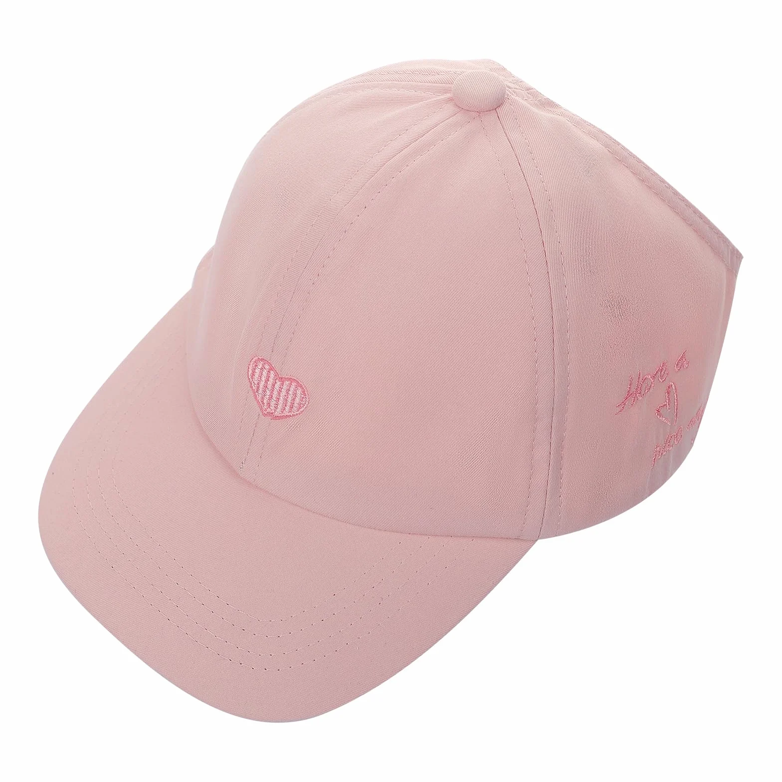 TINAYAUE Casquette Fille Queue de Cheval, Casquette Sport pour Cheveux Longs, Ouverture Arrière, Ajustable 48-54CM