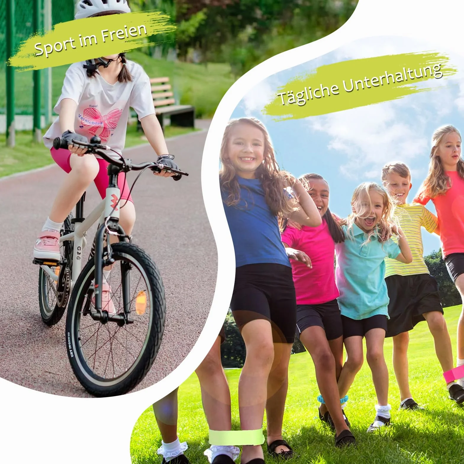 Lot de 6 shorts de cyclisme en coton pour fille 2-12 ans