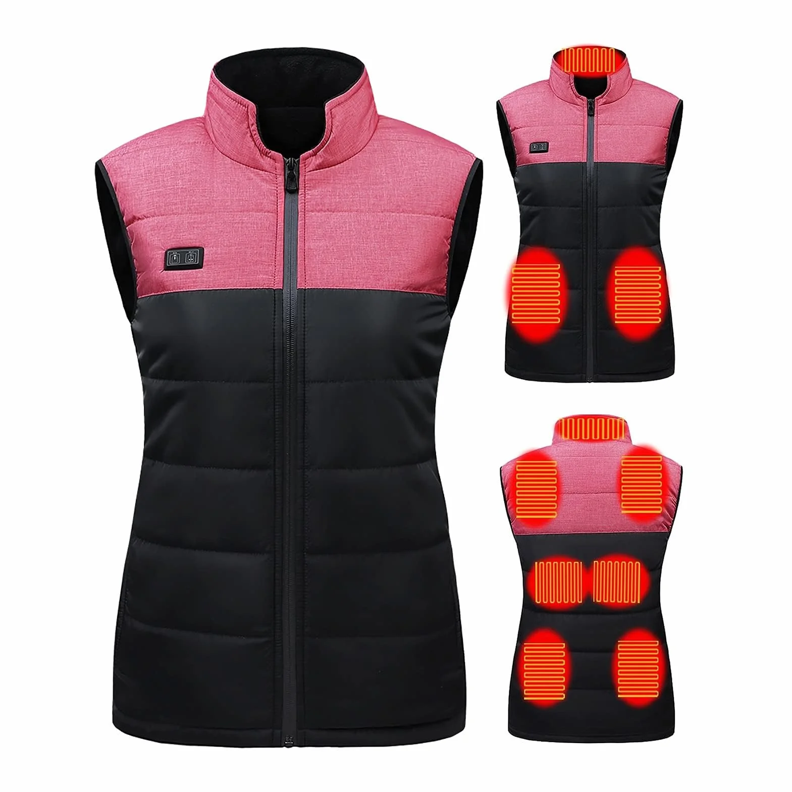 Veste chauffante électrique USB 9 zones chauffage hommes femmes manteau travail plein air