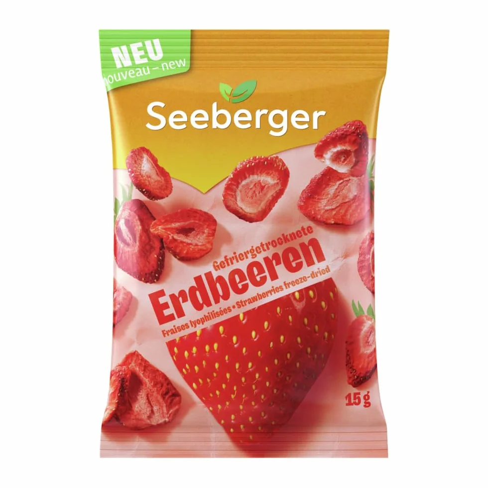 Seeberger Fraises lyophilisées, 15g