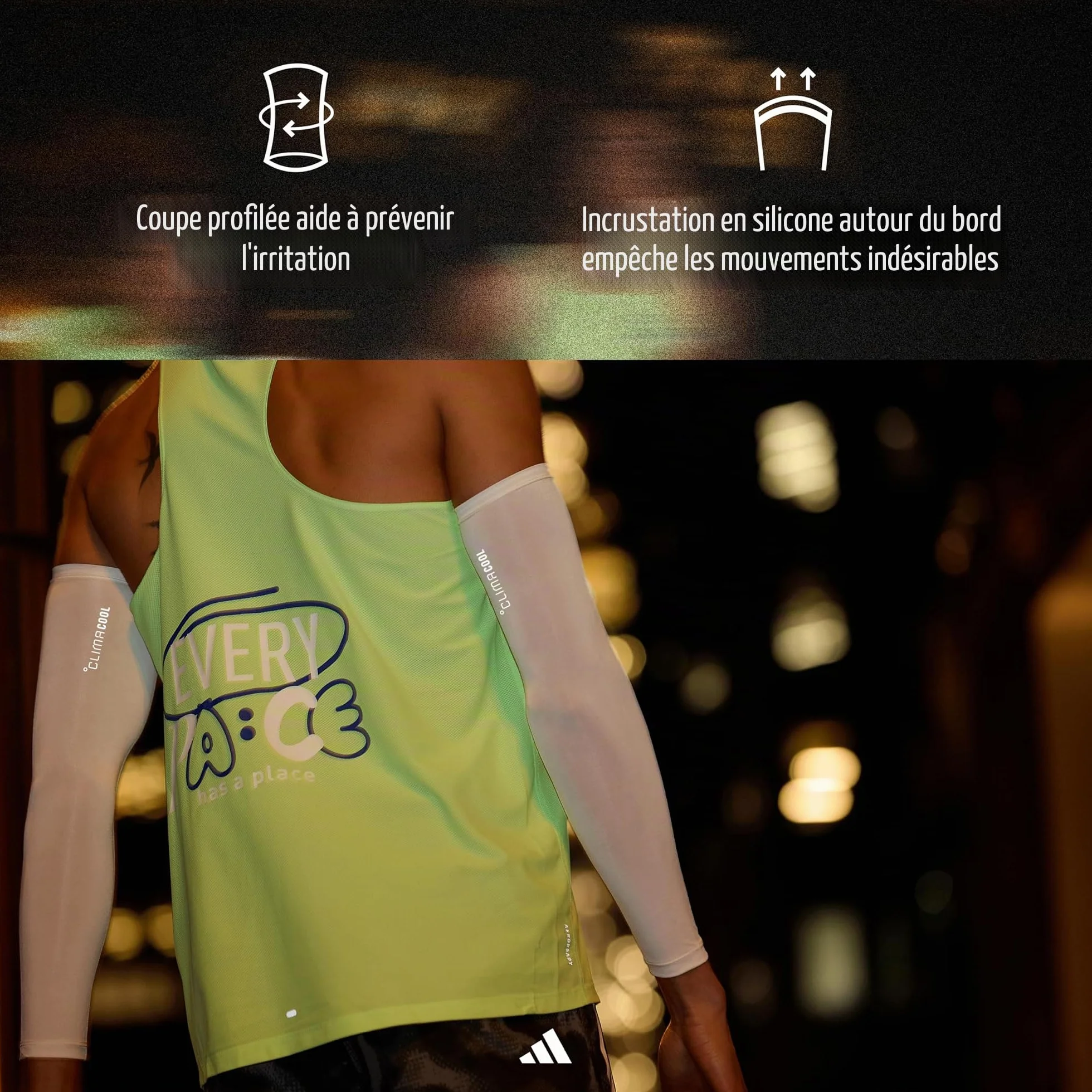 adidas Aeroready Compression Arm Sleeves Lot de 2