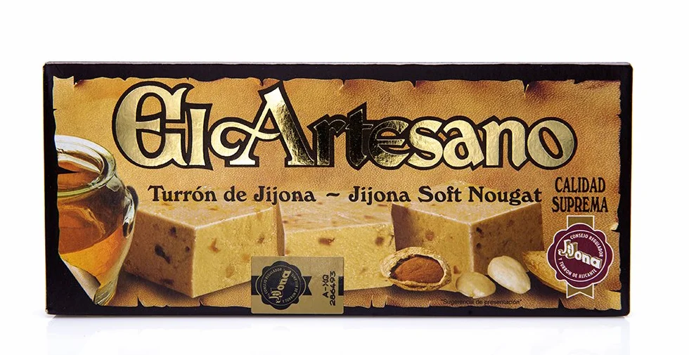 El Artesano Jijona Soft Almond Turron (Turron de Jijona) 7 Oz (200 G)