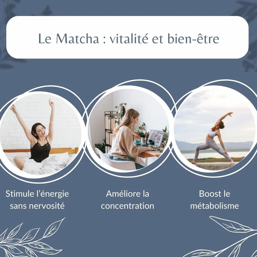 Matcha Bio Japonais - Poudre de Thé Vert Broyé en Vrac - Thé Traditionnel pour Dégustation Haute Qualité - 100% Naturel - Agriculture Biologique - Sachet 100 gr (50 Tasses)