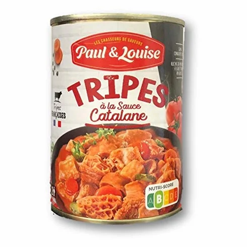 PAUL & LOUISE | Paul & Louise Tripes À La Sauce Catalane 1/2 400G | Lot De (3) | livraison offerte