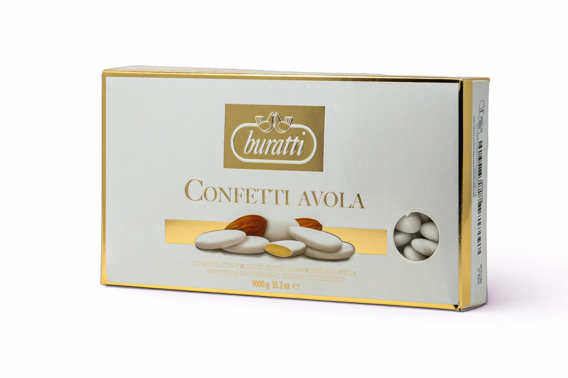 Buratti Confetti Dragées Classiques aux Amandes d'Avola Regina 1 kg