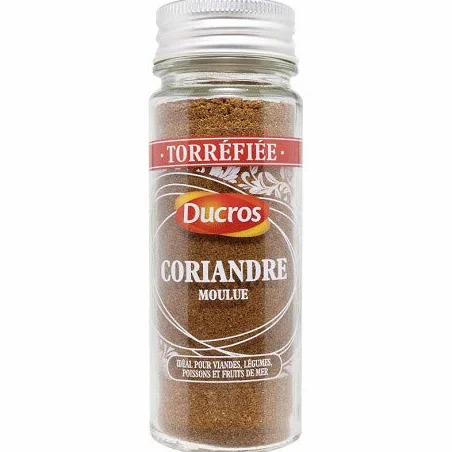 DUCROS - Graines De Coriandre Torréfiées Moulues 40G - Lot De 3 - livraison offerte