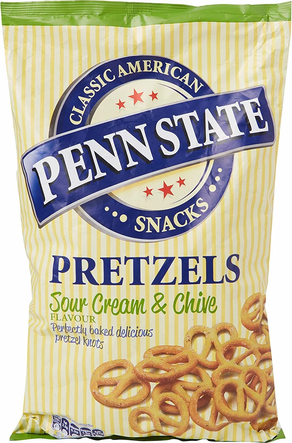 Penn State Crème sure et bretzels à la ciboulette 650gm