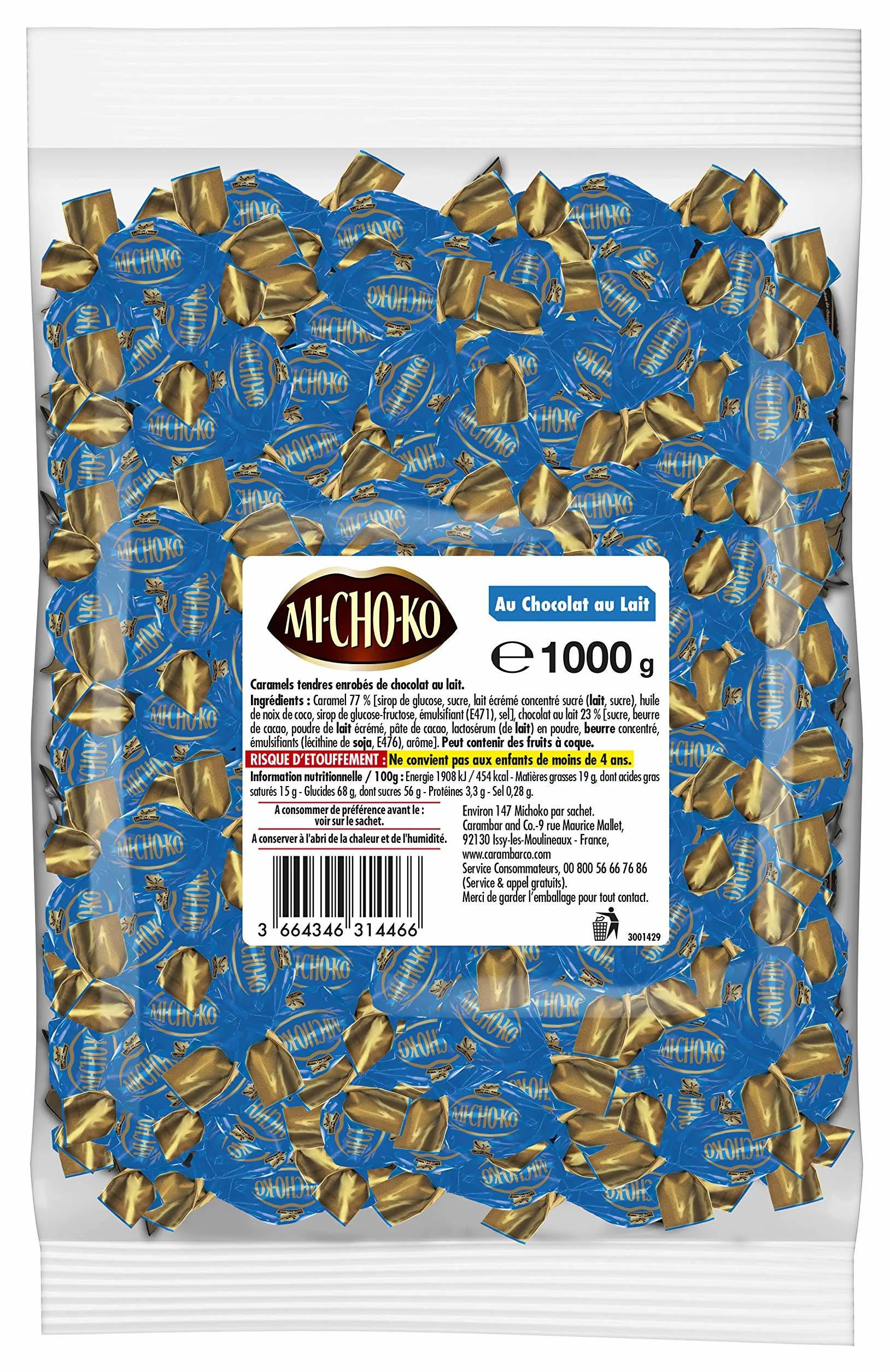 La pie qui chante Bonbon Michoko Lait 1 kg