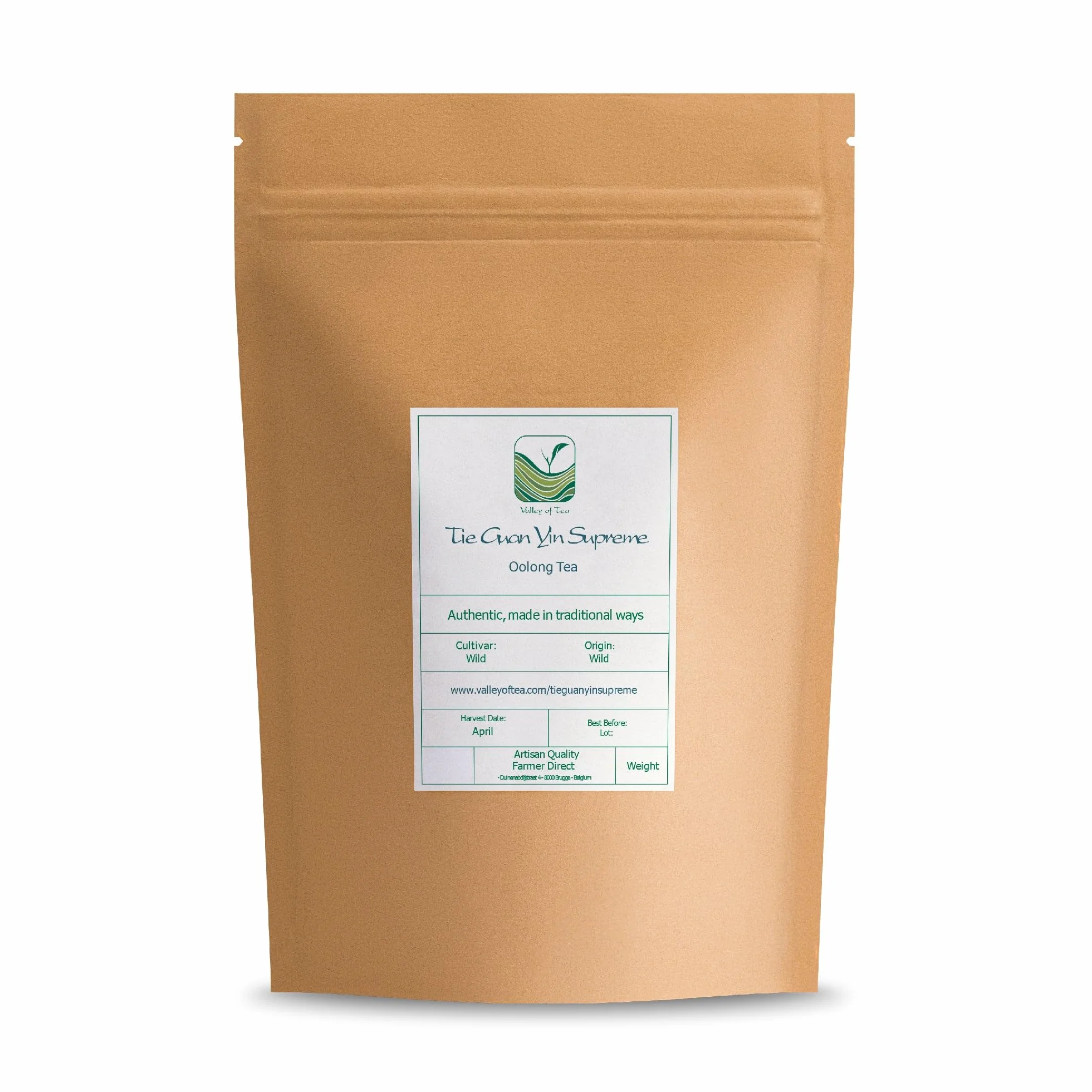Thé Tie Guan Yin Torréfié Suprême - Montagne Alishan Taiwan | cultivé en haute altitude pour une liqueur ronde aux arômes de fruits mûrs
