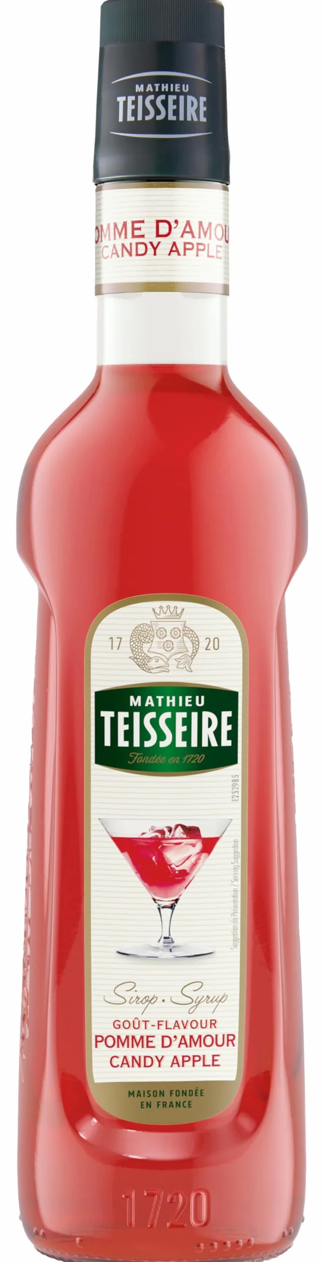 Mathieu Teisseire - Assortiment Fête Foraine : sirop de Pop corn, sirop de Barbe à papa, sirop de Pomme d'Amour pour boissons rafraichissantes, 3x70cl