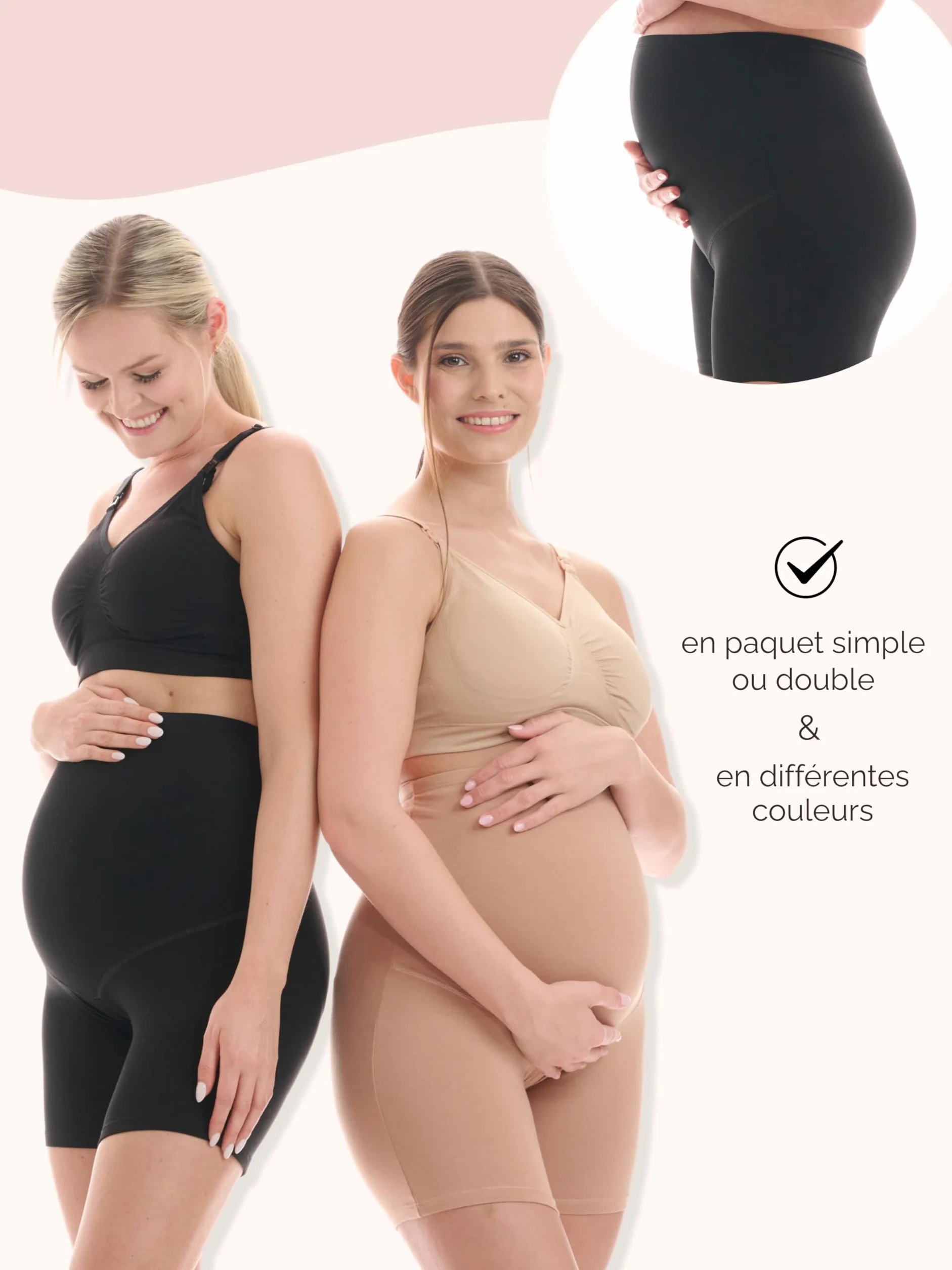 Culotte Maternité Coton Anti Frottement Cuisse OekoTex100-5000