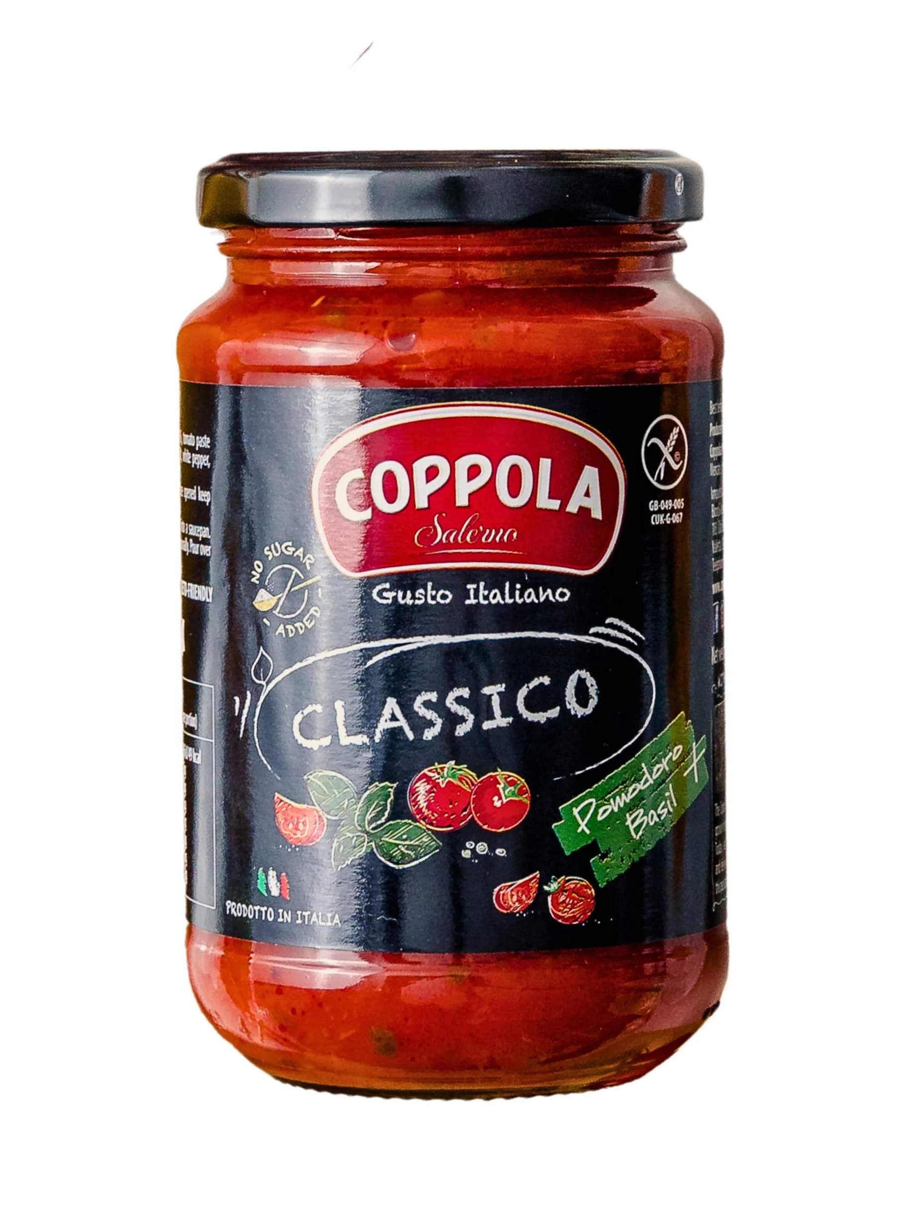 Sauce Coppola Classico - Sans sucre ajouté 350g (Pack de 6)