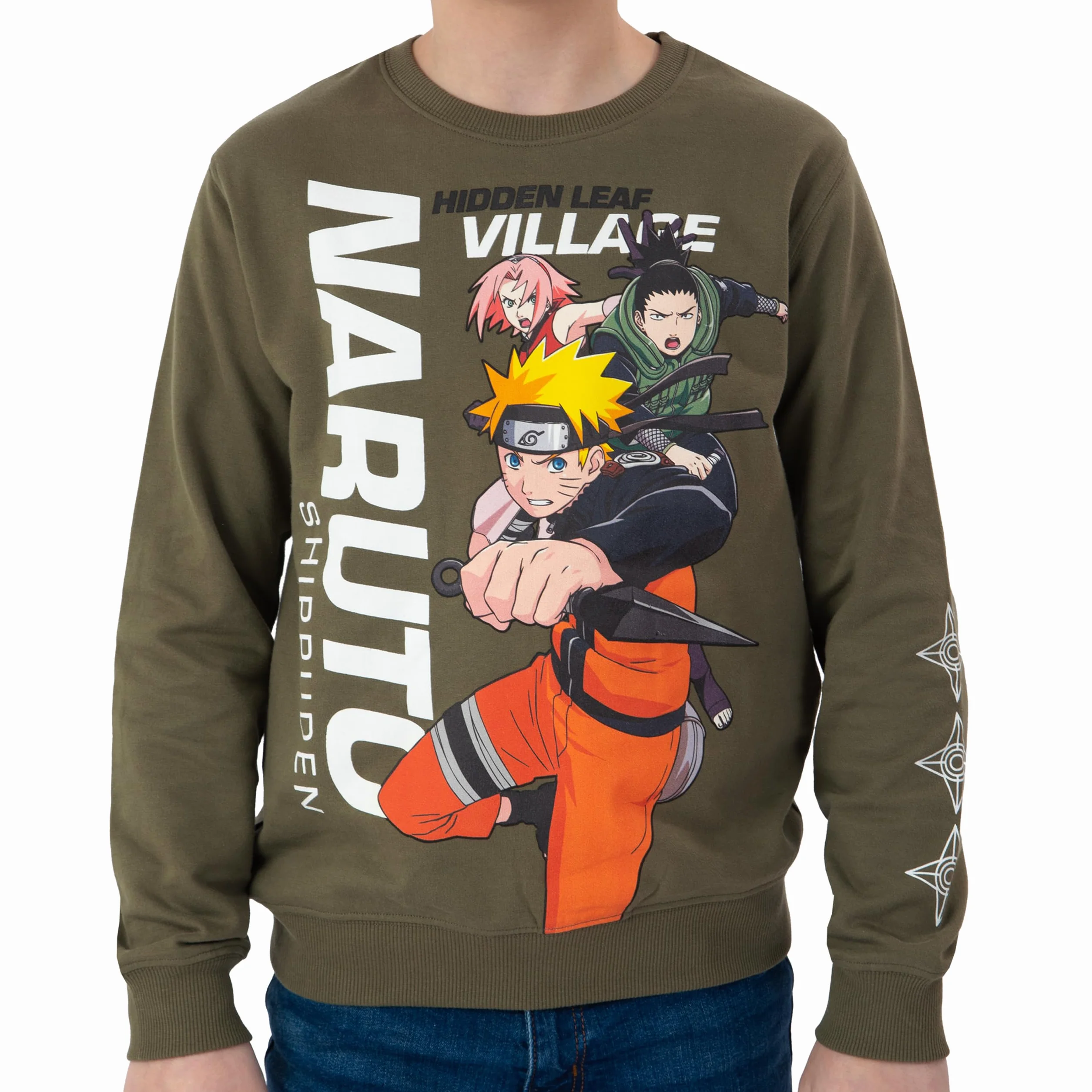 Pull Enfant Garcon Manche Longue Naruto Anime Vêtements Garçon
