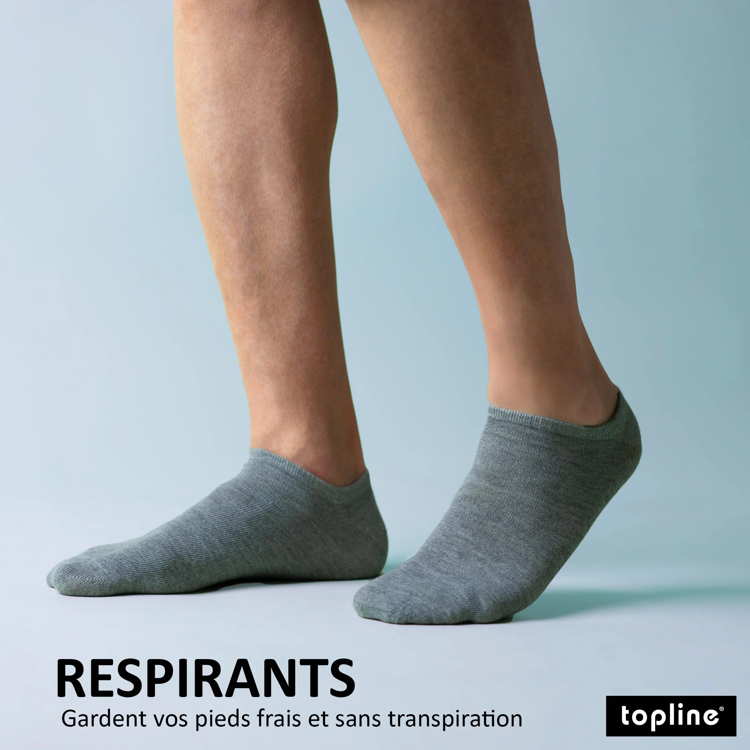 Chaussettes Basses Homme Femme - Socquettes Courtes Coton Respirant