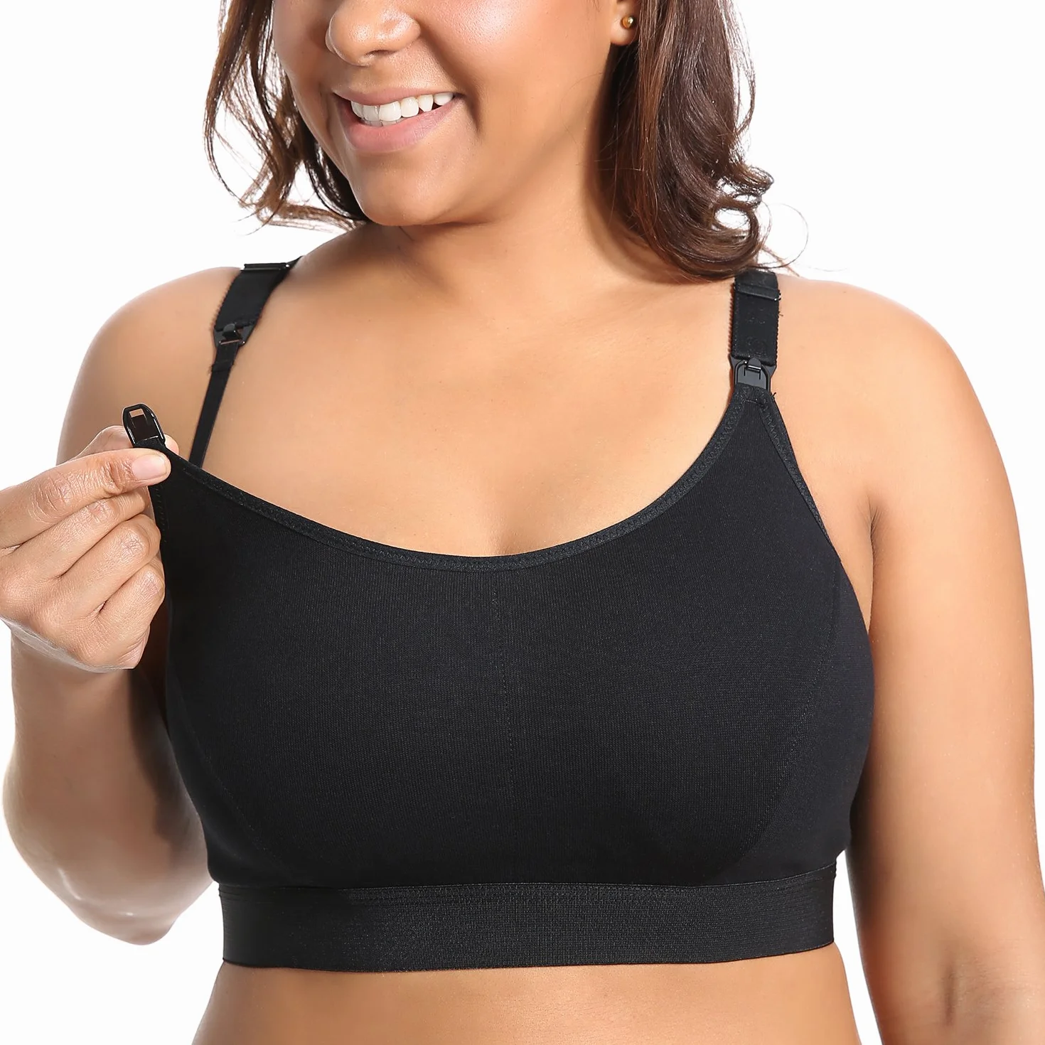 Soutien Gorge Allaitement sans Armature Grande Taille Coton Dos Nageur Ultra-Confortable