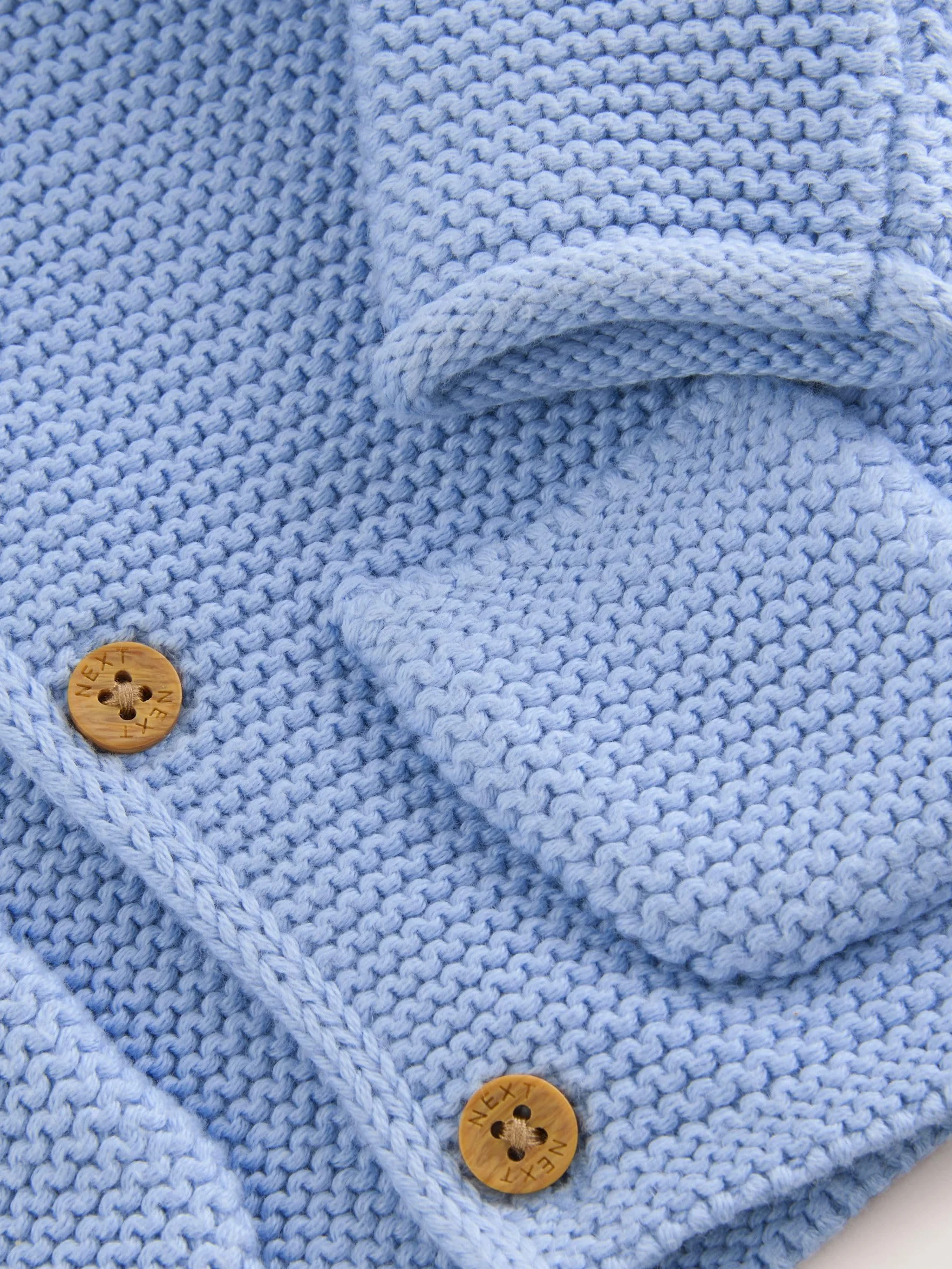 NEXT Cardigan bébé garçon en Maille Bleu 3 Mois