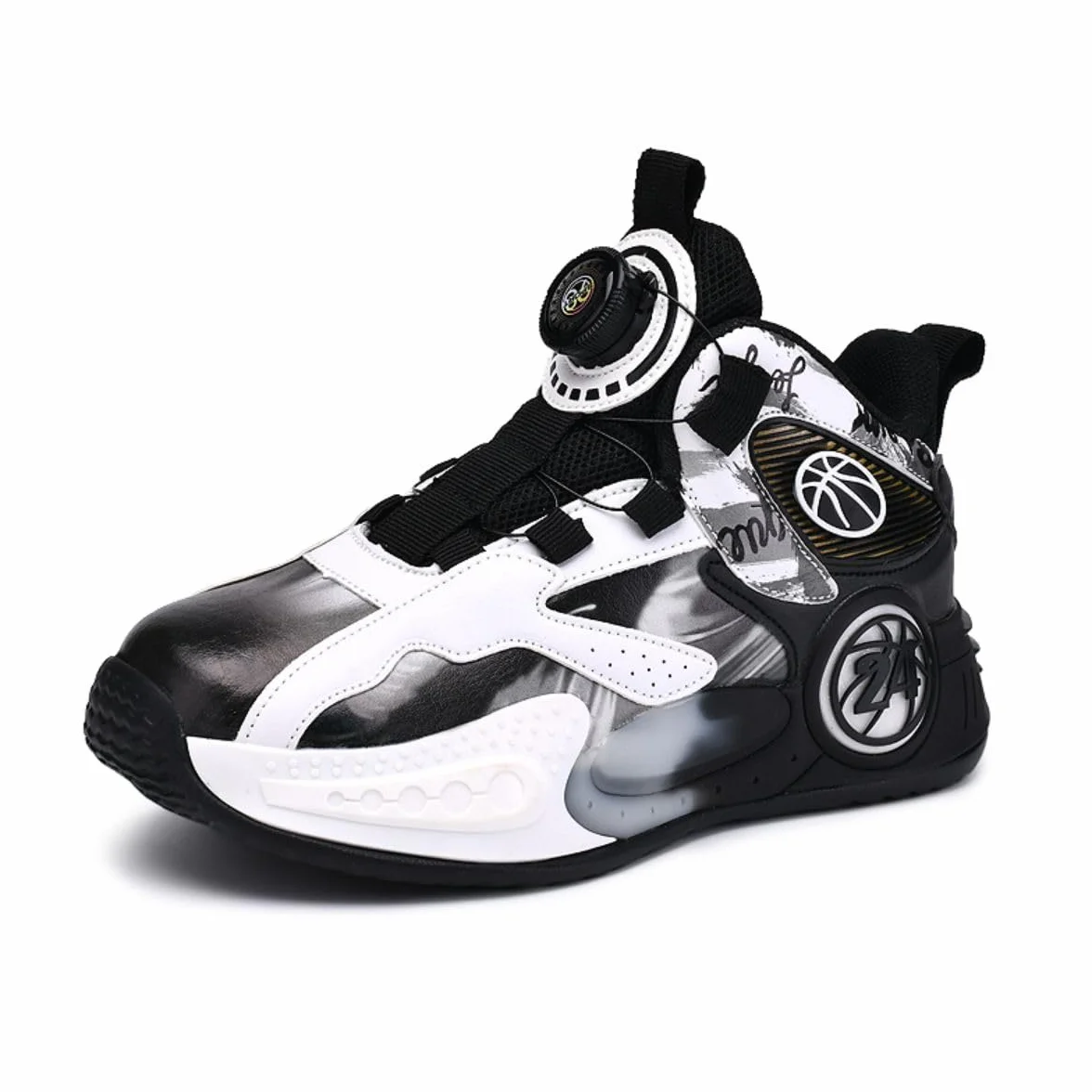 Chaussures de Basket-Ball Enfants Garçons Filles Sport Course Athlétique