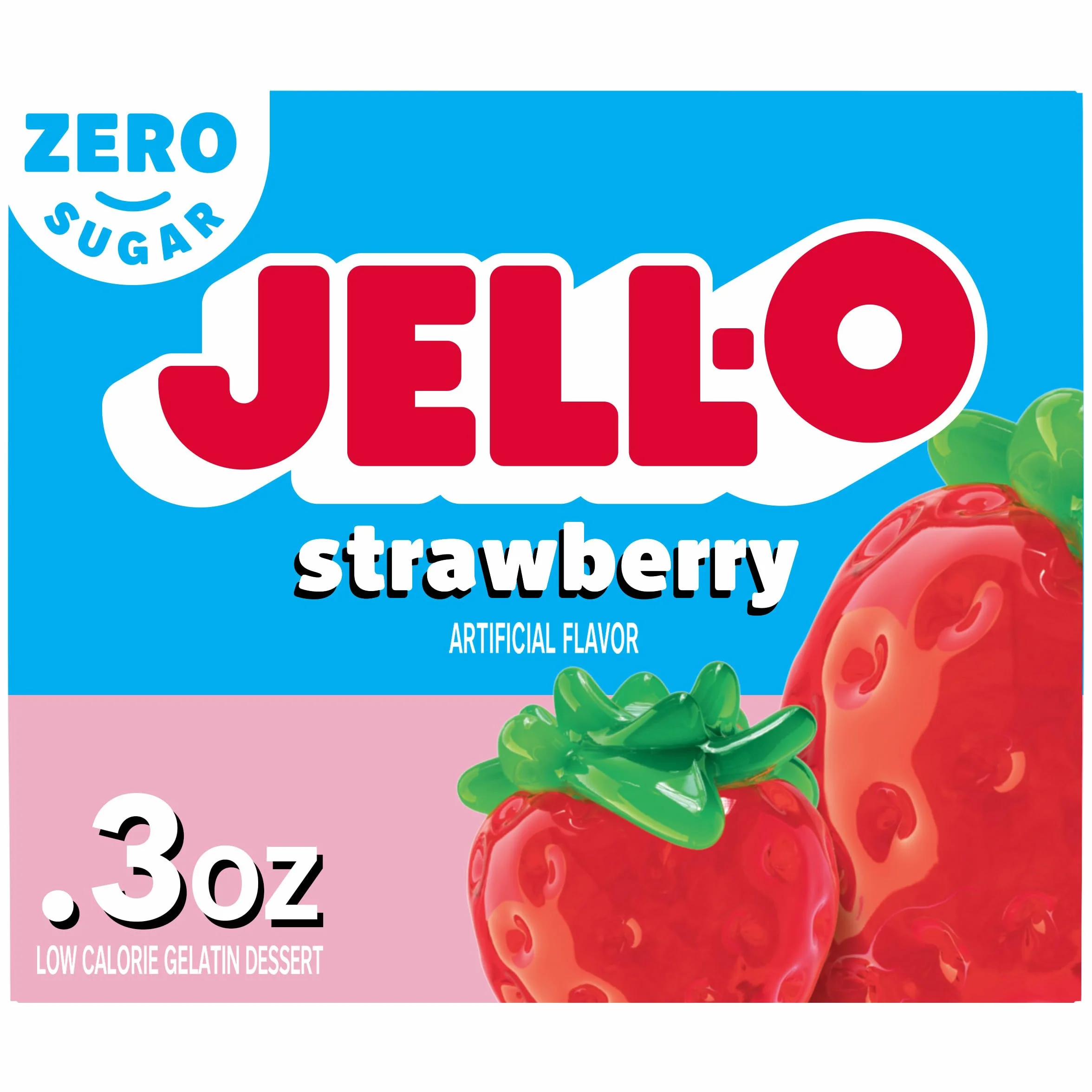 Jello Strawberry sans Sucre 8,5 g