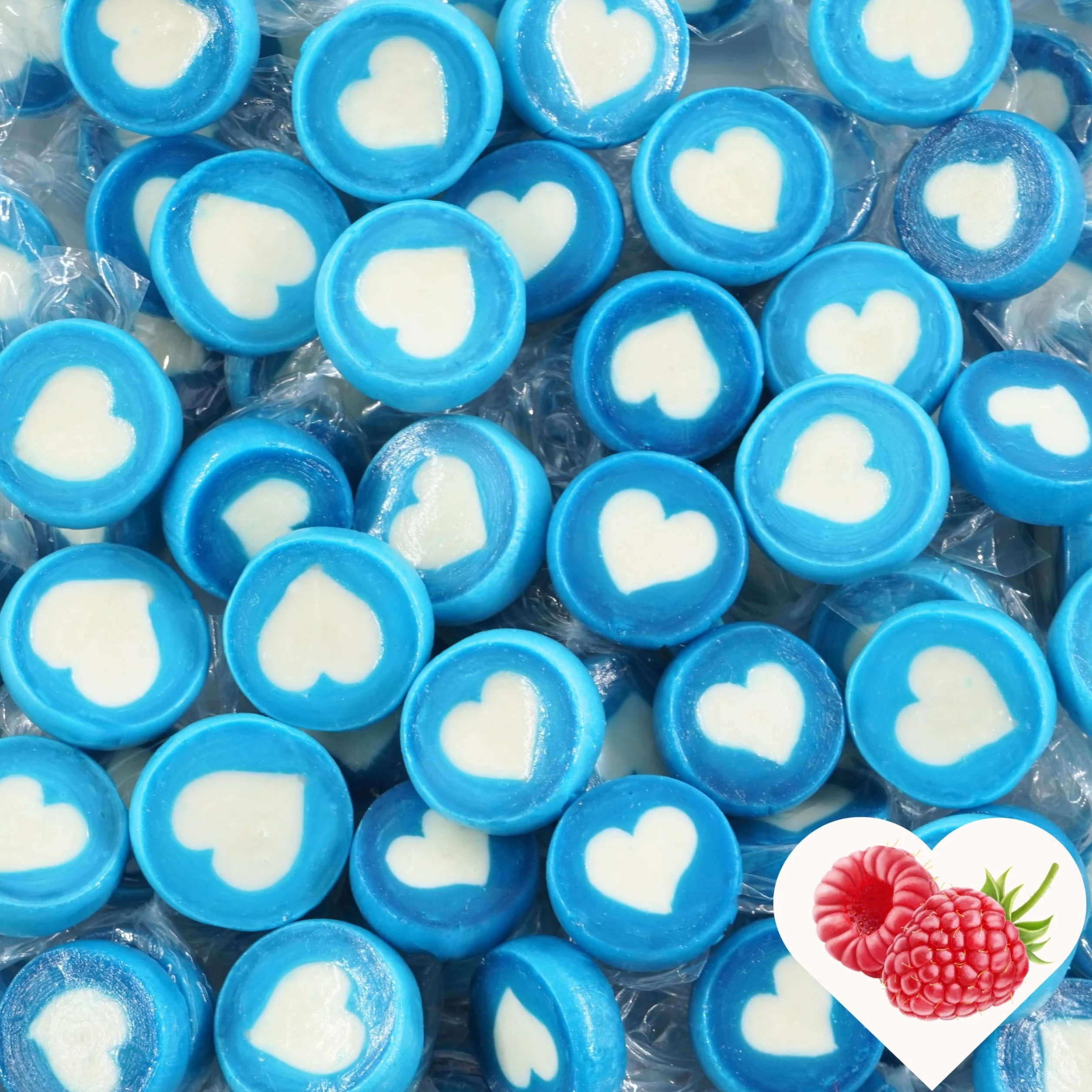 EinsSein Bonbons mariage bleu blanc 500g 130 dragées cœur jungle Cadeaux invités