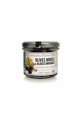 LOTS DE 2 TARTINABLES AUX ALGUES FRAICHES & OLIVES NOIRES BIO ATLANTIC