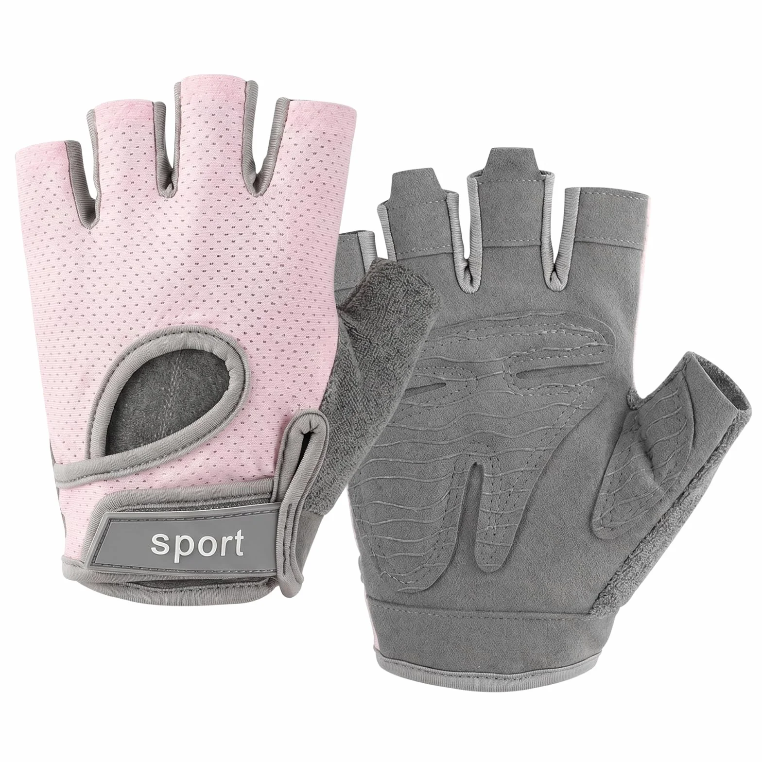 Gants de Cyclisme Homme Femme VTT Demi-Doigts Unisexe Mitaine Velo Gel Rembourré Antidérapant Respirants Absorbant Chocs Été MTB
