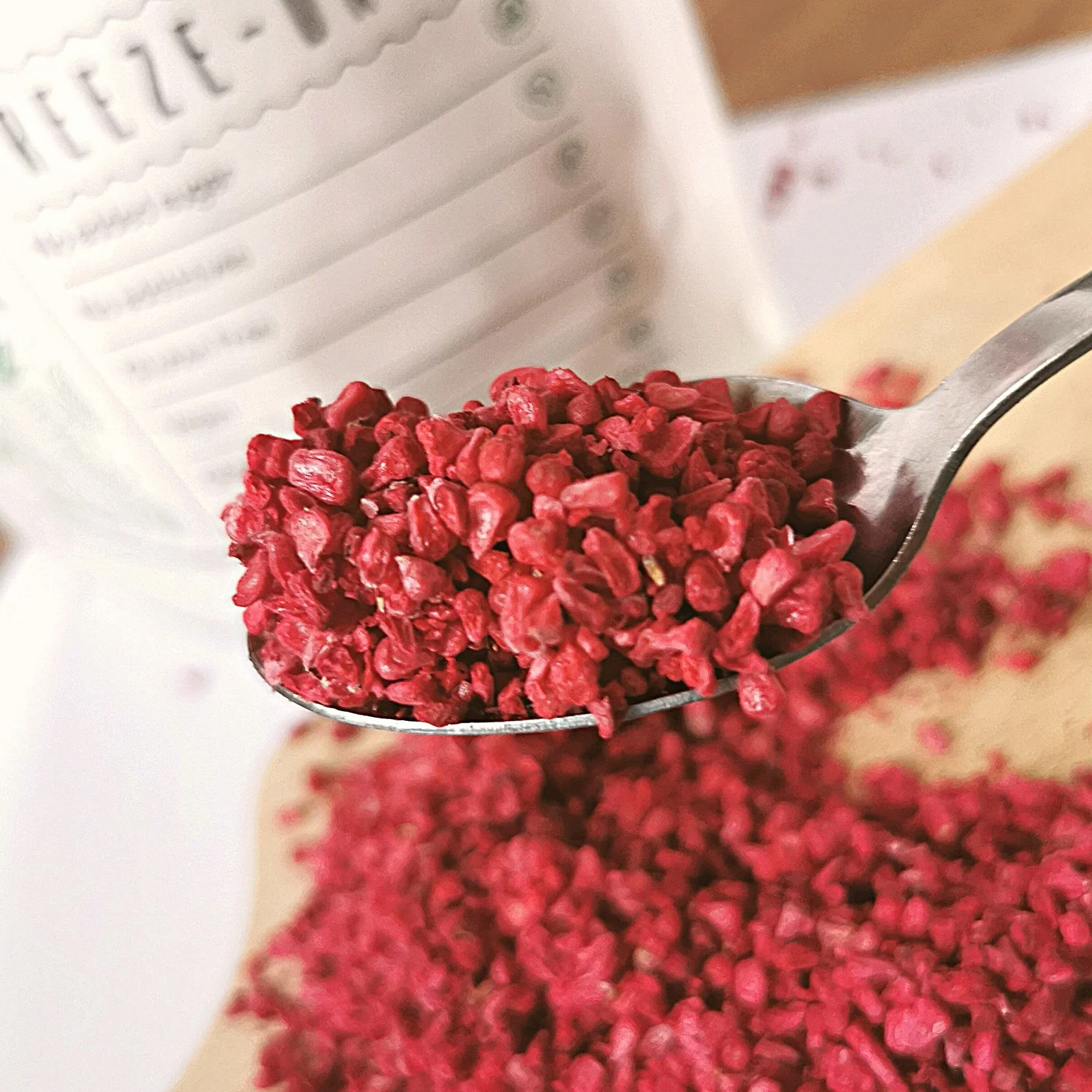 Framboise Lyophilisée en Morceaux | Naturel Framboises Séchées | Fruits Seches Lyophilisateur | Fruits Secs Fruits Frais | Freeze Dried Raspberry Pieces | Gefriergetrocknete Himbeeren (100g)