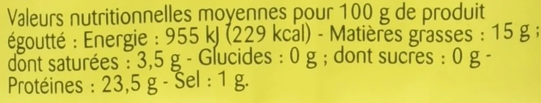 Parmentier Sardines à l'Huile d'Olive Vierge Extra 135 g - Lot de 8