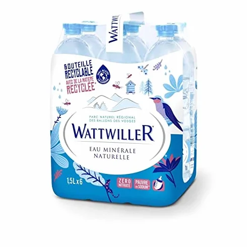 WATTWILLER - Eau Minérale Naturelle 6X1.5L - Vendu Par Unité