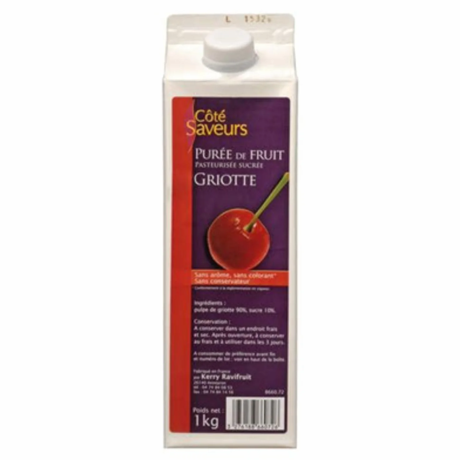 Cote Saveurs Purée de griotte 1 kg