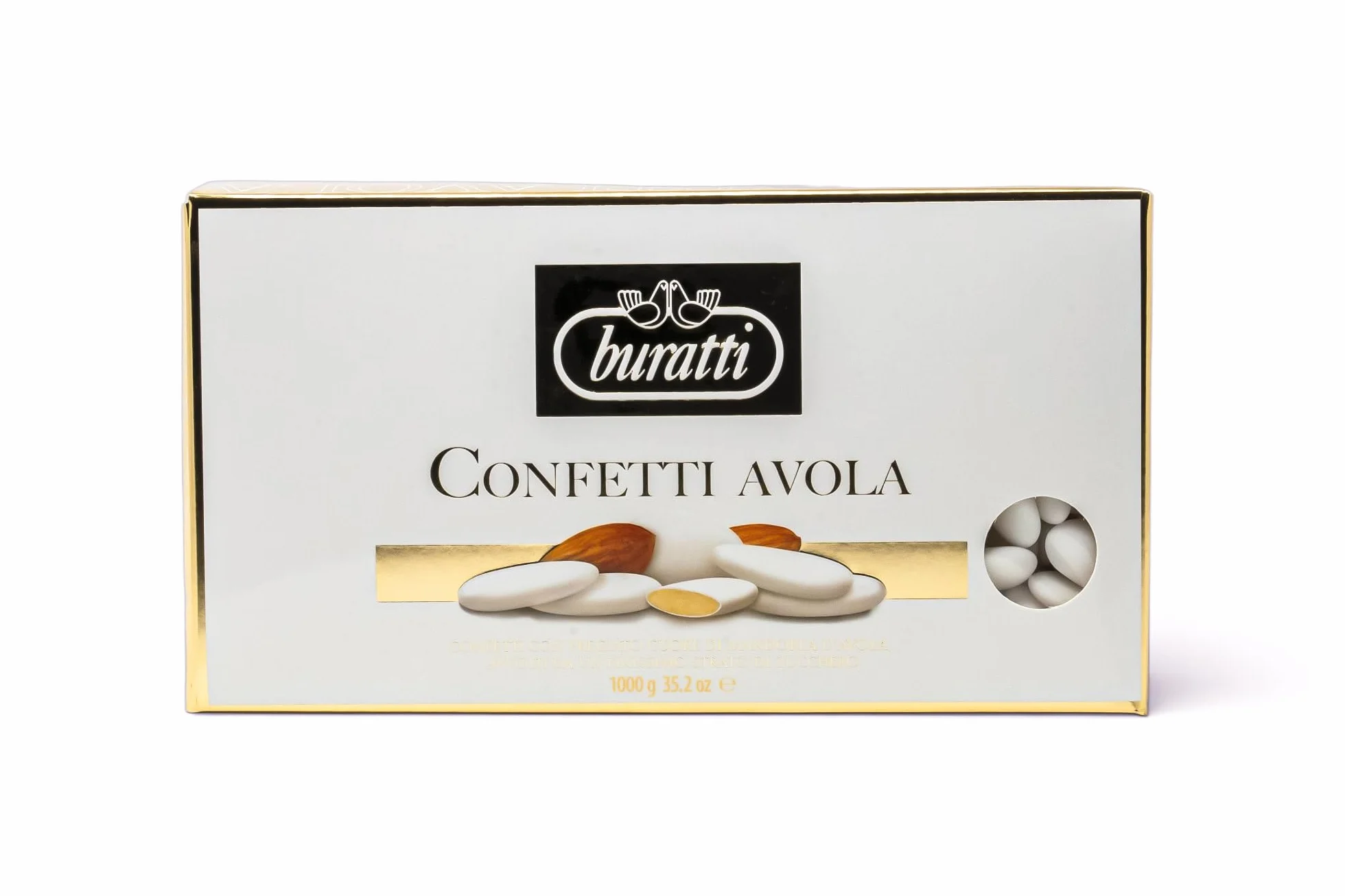 Buratti Confetti Dragées Classiques aux Amandes d'Avola Regina 1 kg