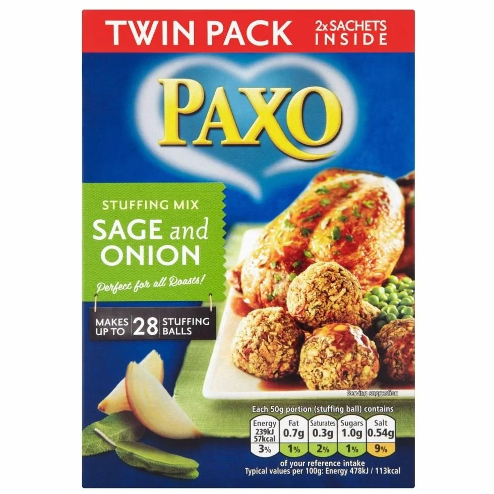 Paxo Sage & Onion Farce (380g) - Paquet de 2