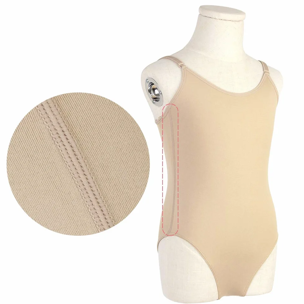 Soudittur Justaucorps de Danse Classique Gymnastique sans Couture Bodysuit avec Sangles Réglables