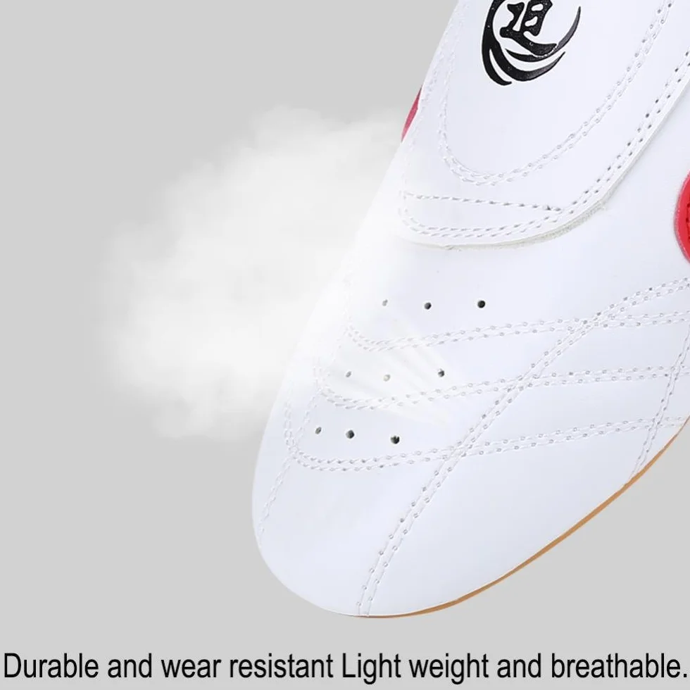 Dilwe Chaussures de Boxe en Cuir PU