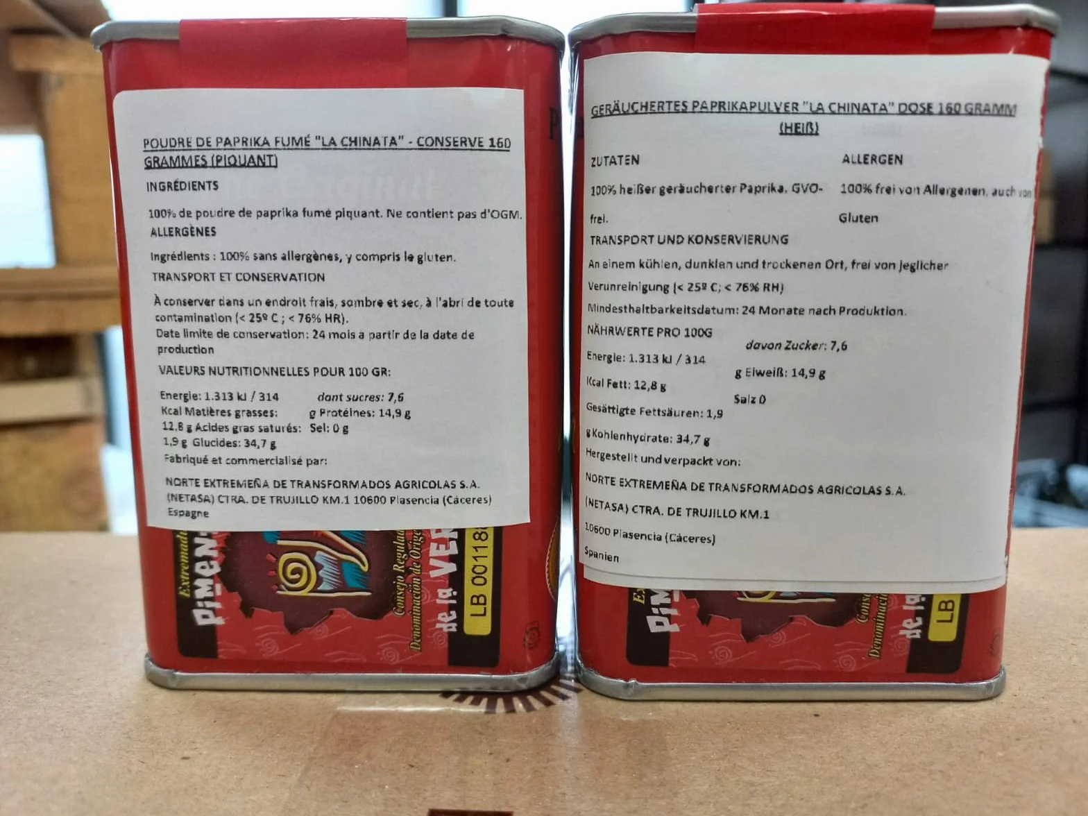 Paprika Fumé pack La Chinata Piquant 2 x 160g