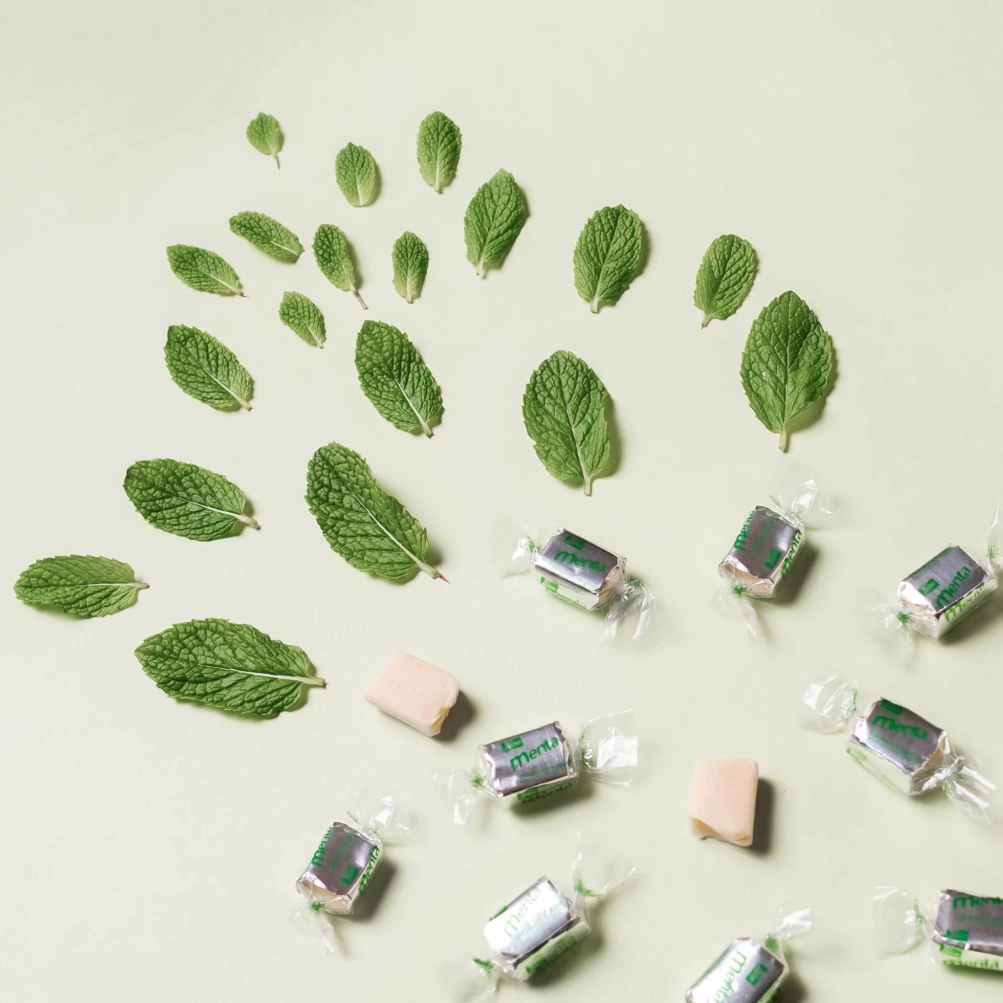 Tirma Bonbons à la menthe 125g | Bonbons mous sans gluten végétaliens | Confiserie des Canaries