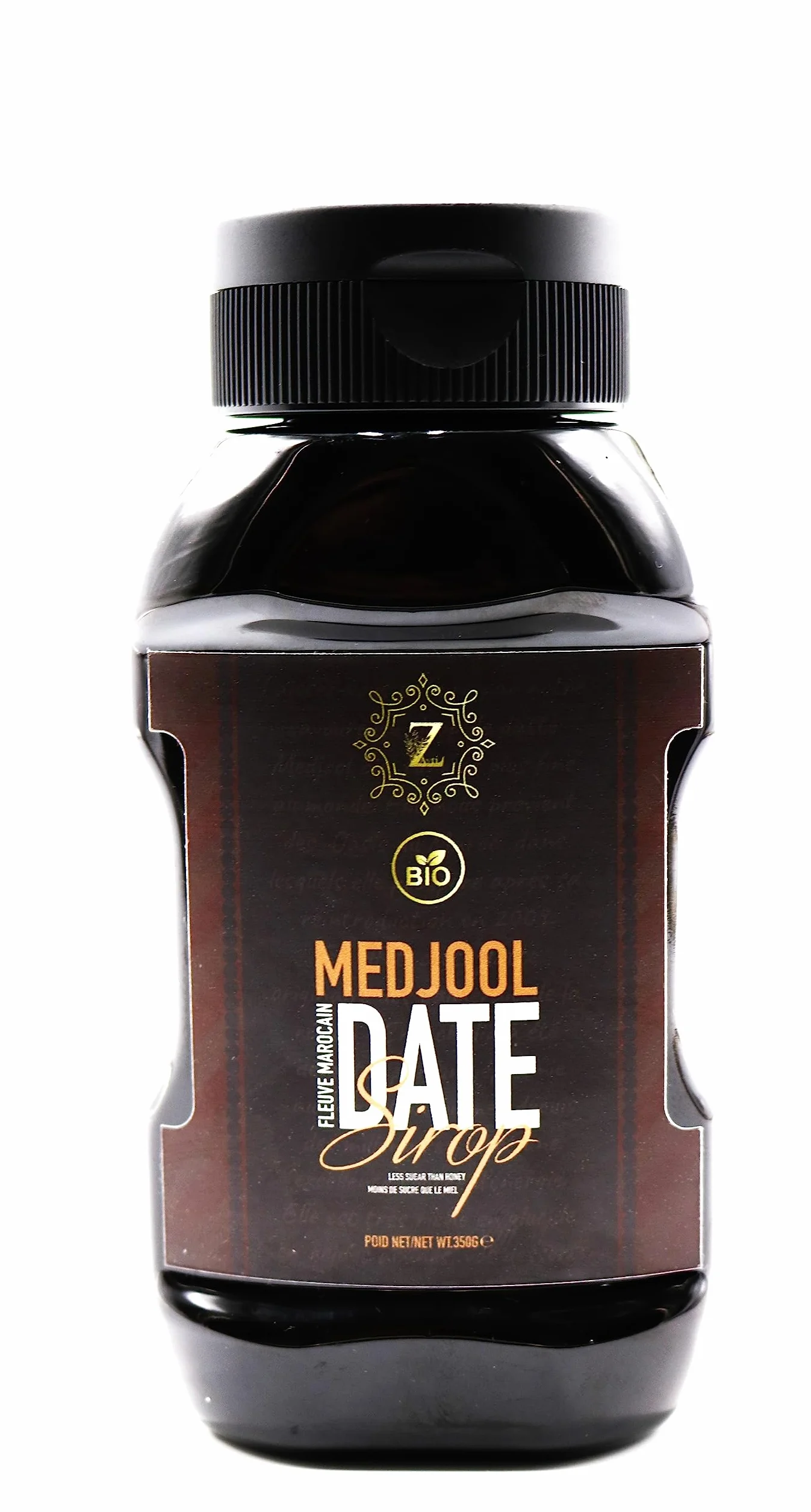 Sirop de dattes Medjoul du Maroc— Sirop de Datte 100% Pure & Naturel, sans Sucre — Sirop pour Café qui Convient aux Végan, 350g