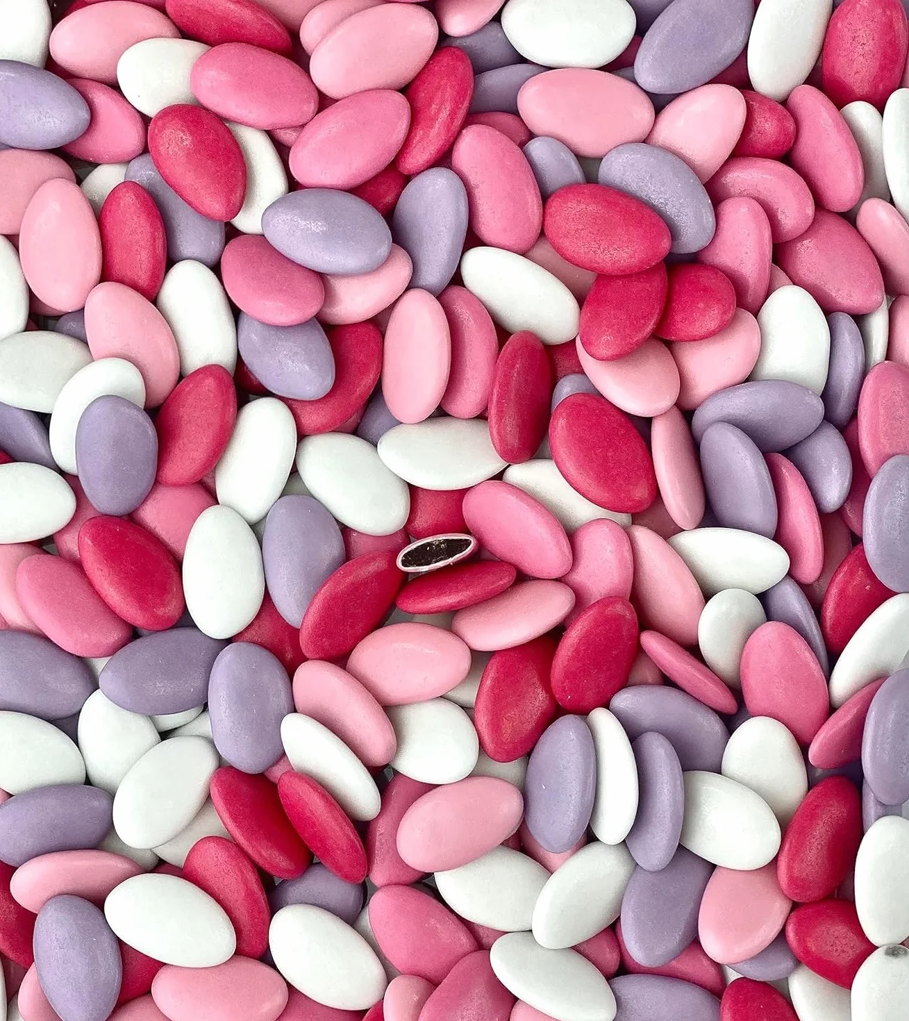Dragées chocolat parme fuschia lilas 1kg 320 pièces fabrication artisanale France
