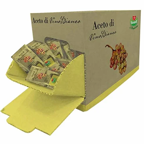 Viander Lot de 250 sachets unidoses vinaigre de vin 5 ml