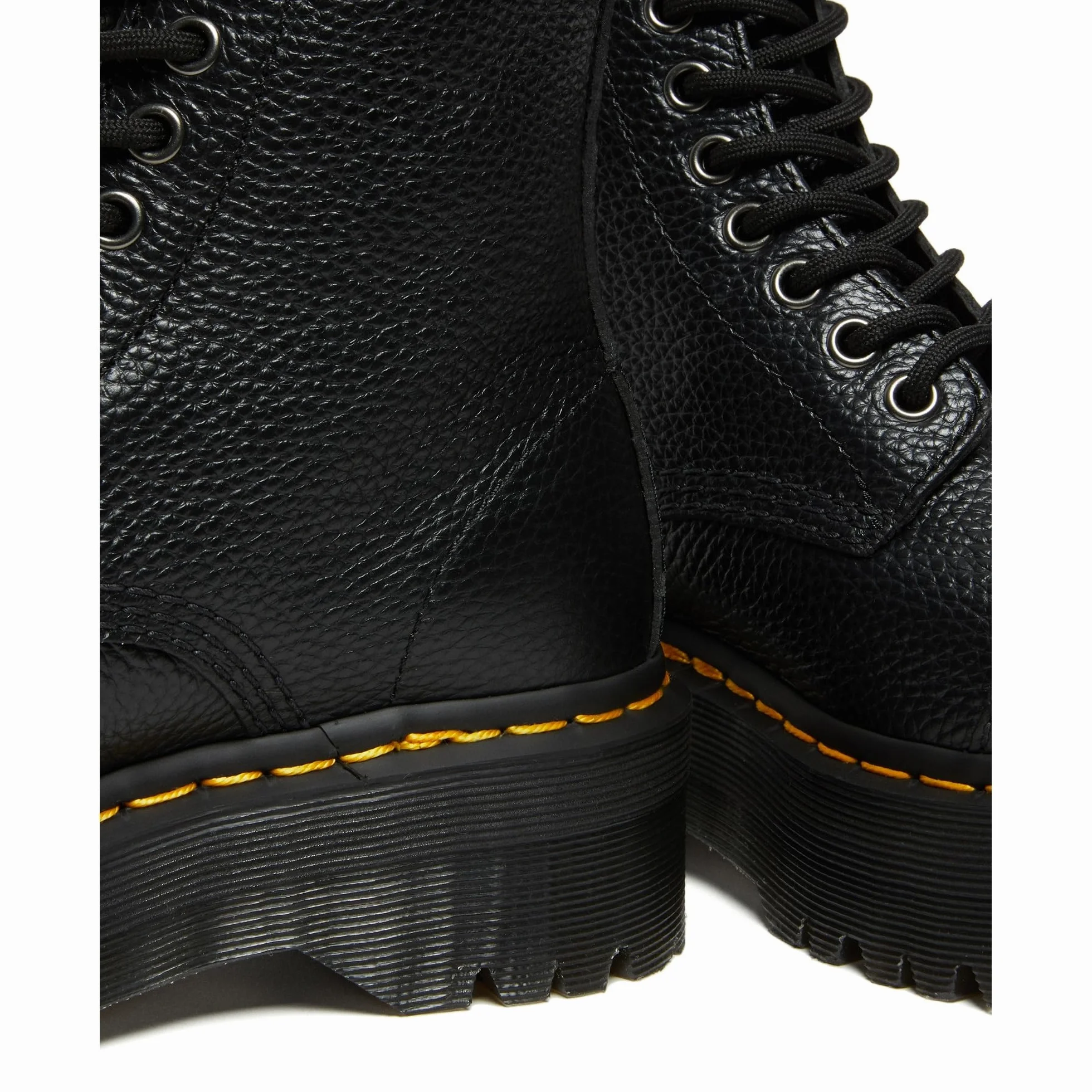Dr Martens Jadon Vegan Cherry Red Quad Cambridge Brush Boots