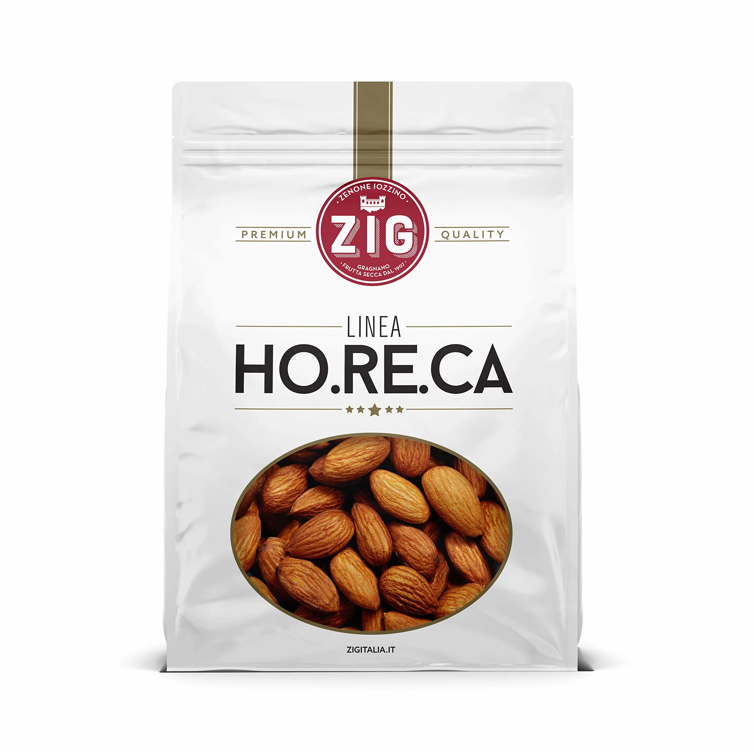ZIG - HORECA - Amandes pelées grillées sans sel 1 kg