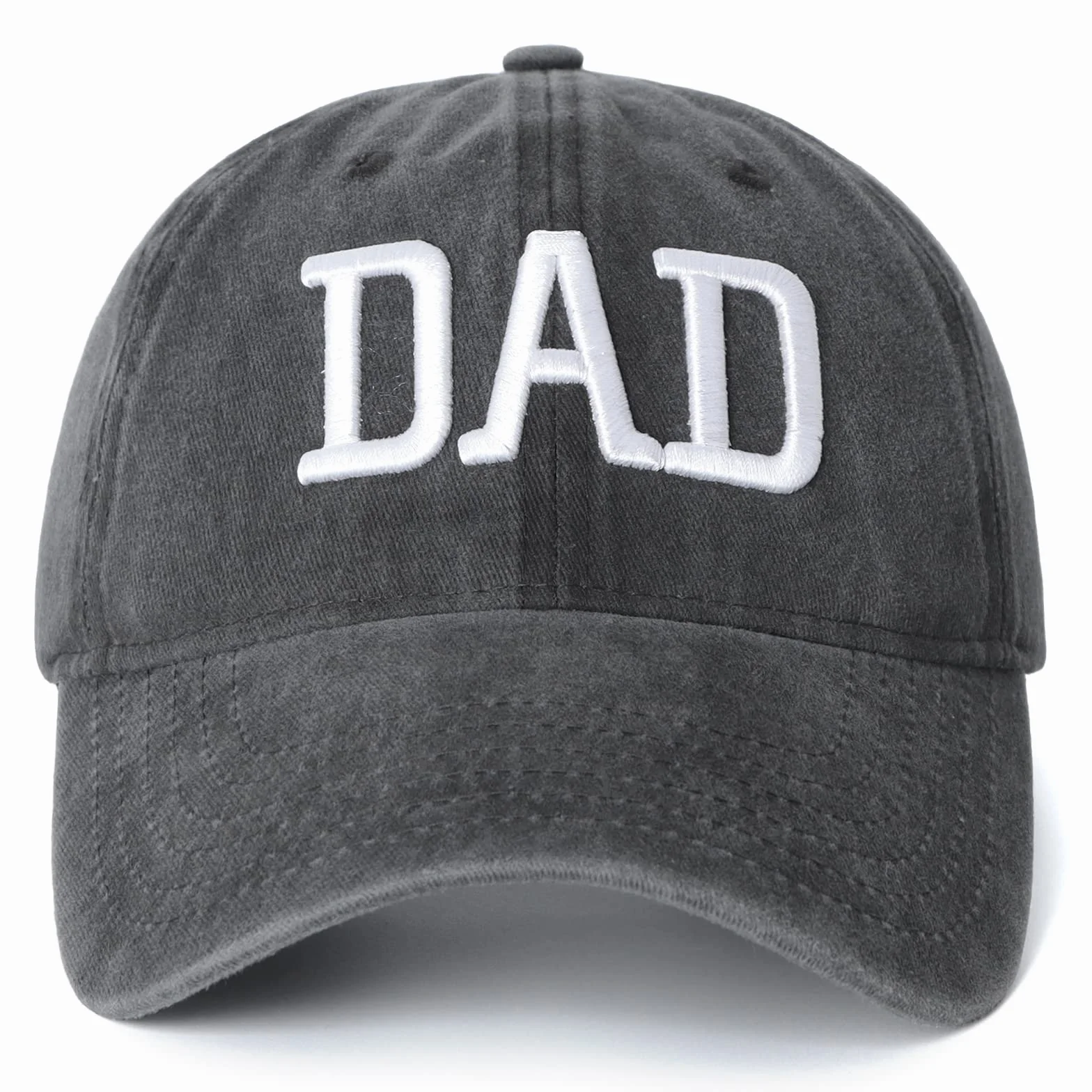 Lot de 2 casquettes de baseball brodées réglables pour maman et papa, cadeau classique