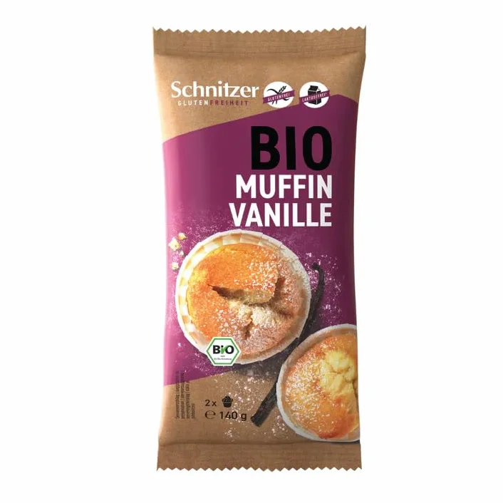 Schnitzer lot de 2 Muffins Vanille Bio 140 g