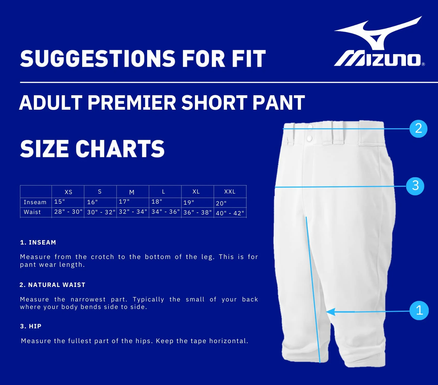 Mizuno Premier Short Pant Blanc Taille M Homme