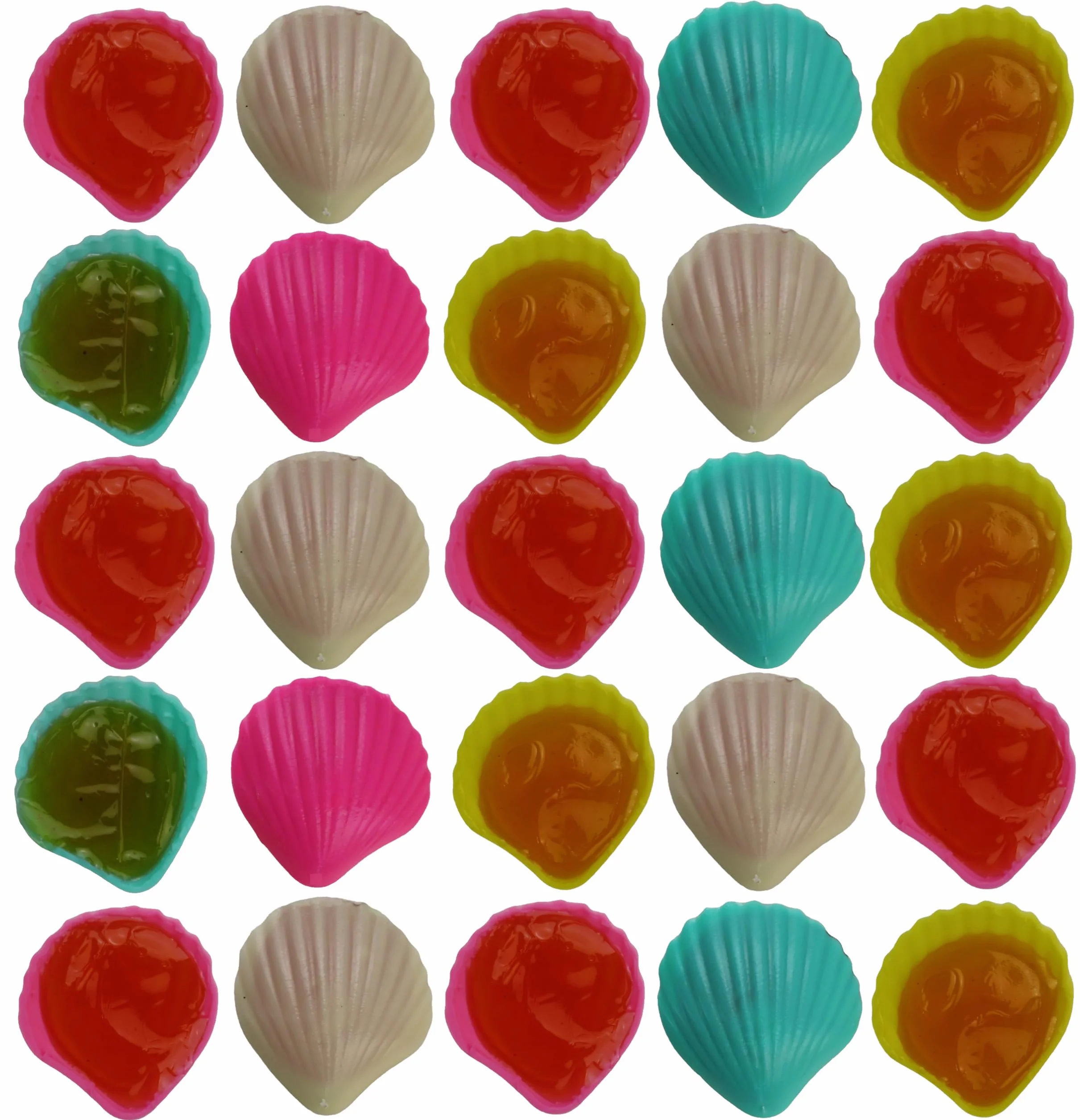 CAPTAIN PLAY Promo Pack Bonbonnière avec 25 Palourdes de Bonbon en emballage individuel