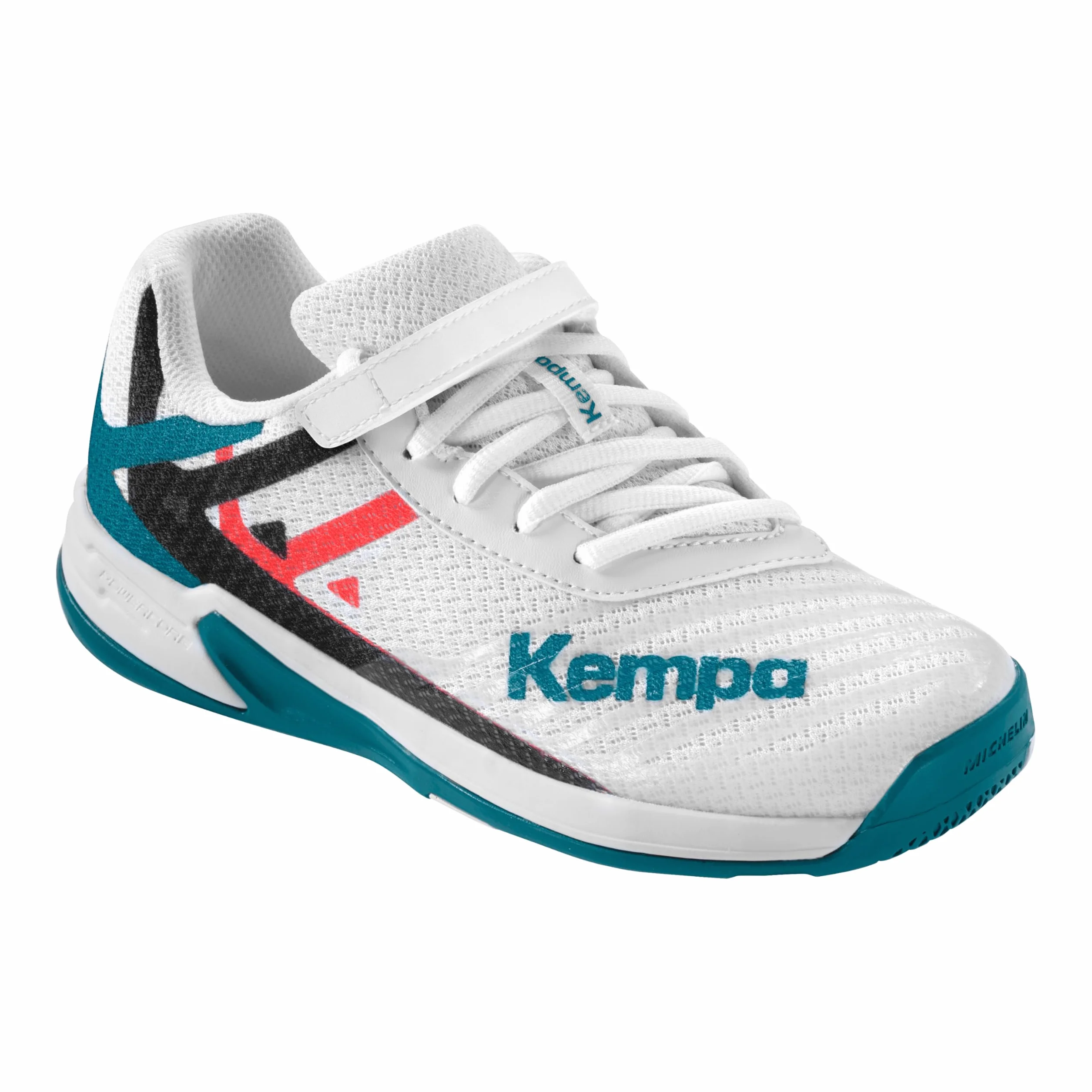 Kempa Mixte Enfant Wing 2.0 Weiß Rot Schwarz 33 EU