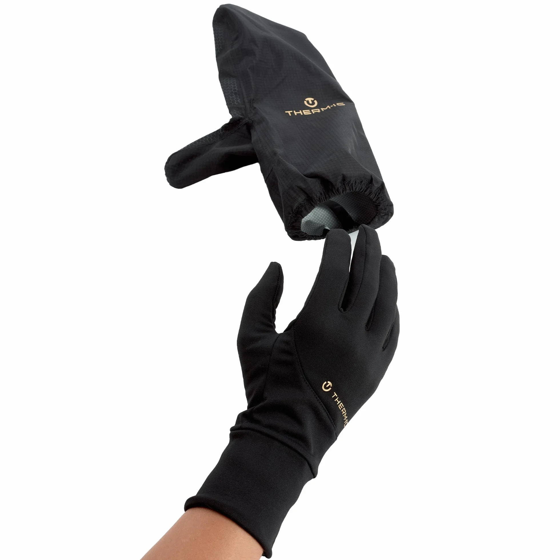 Gants Imperméables Therm-IC Weather Shield Cover Protection Vent Pluie Froid Course à Pied Ski Nordique Vélo Marche